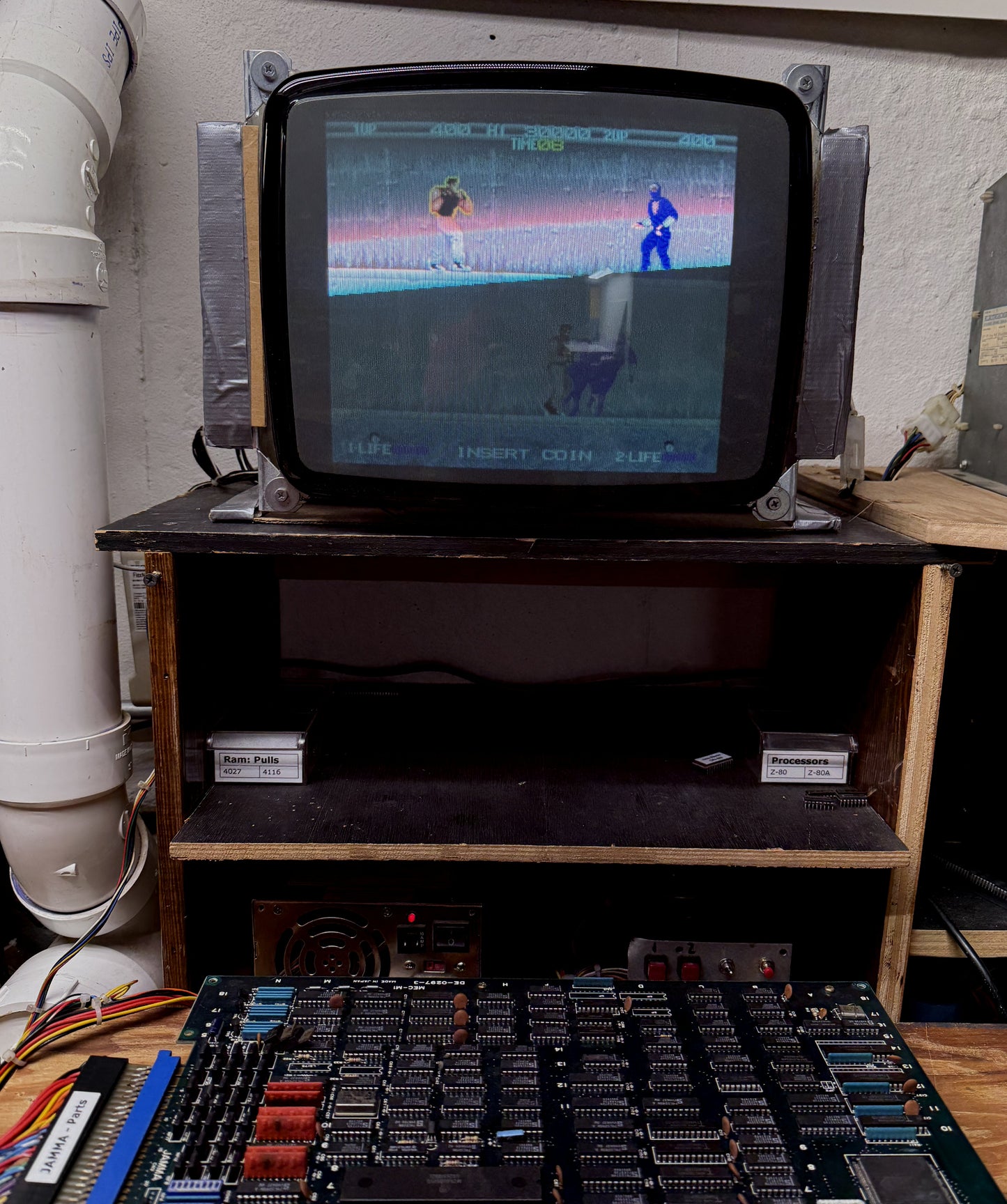 Bad Dudes vs. Dragon Ninja Jamma Board, Works