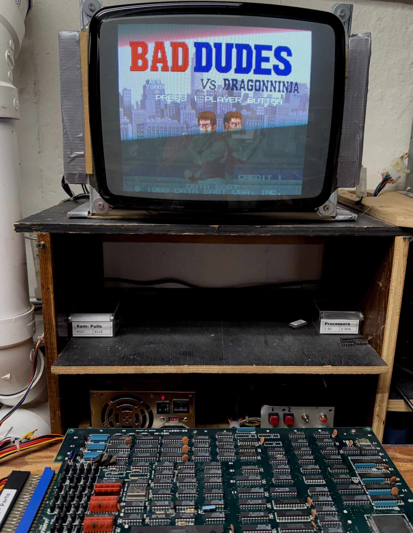 Bad Dudes vs. Dragon Ninja Jamma Board, Works