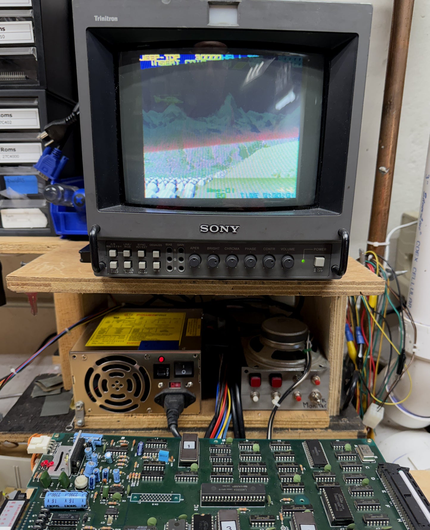 Silk Worm Arcade Board, Works