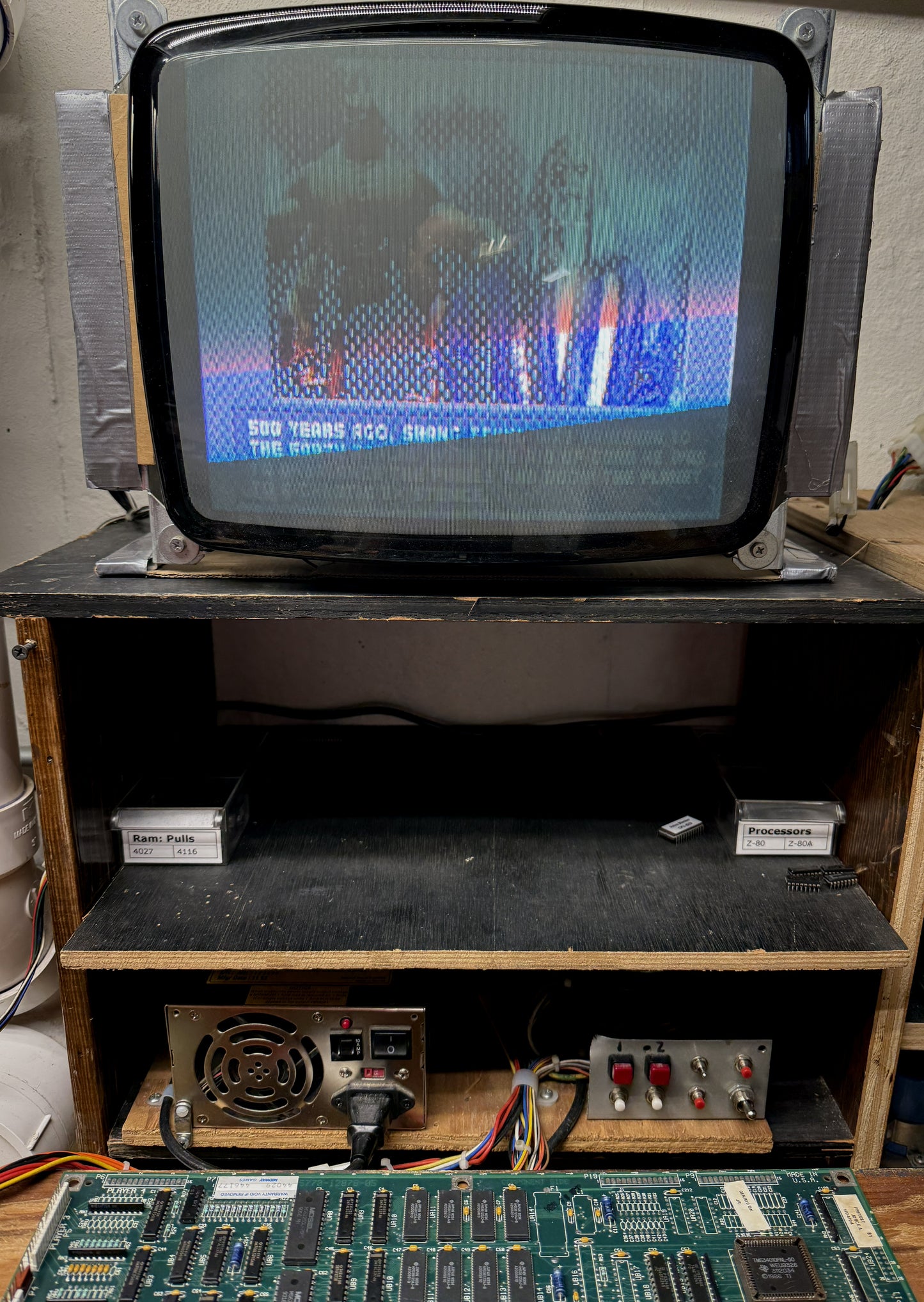 Mortal Kombat II CPU Board for Repair