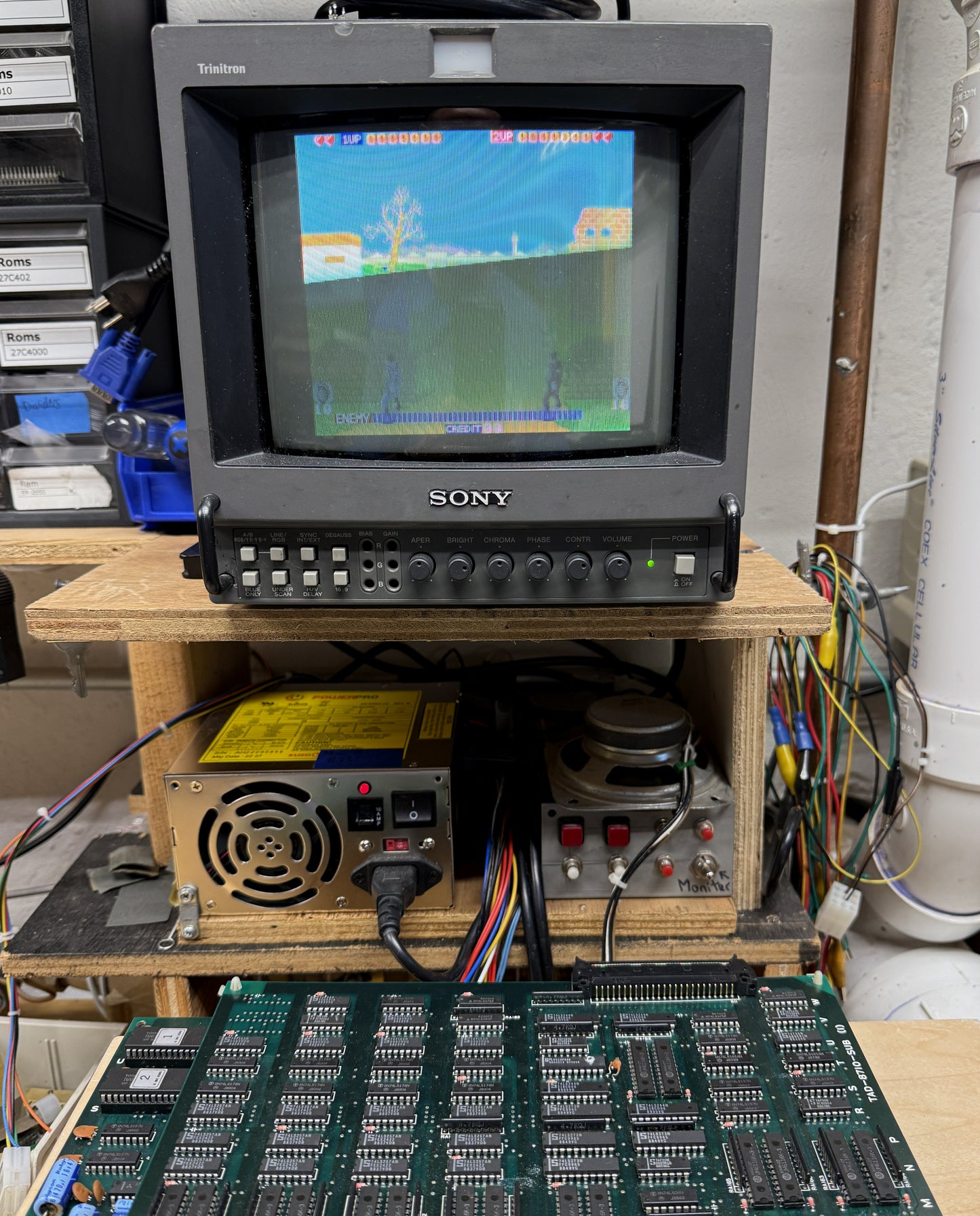 Cabal (Joystick Version) Circuit Board, Works