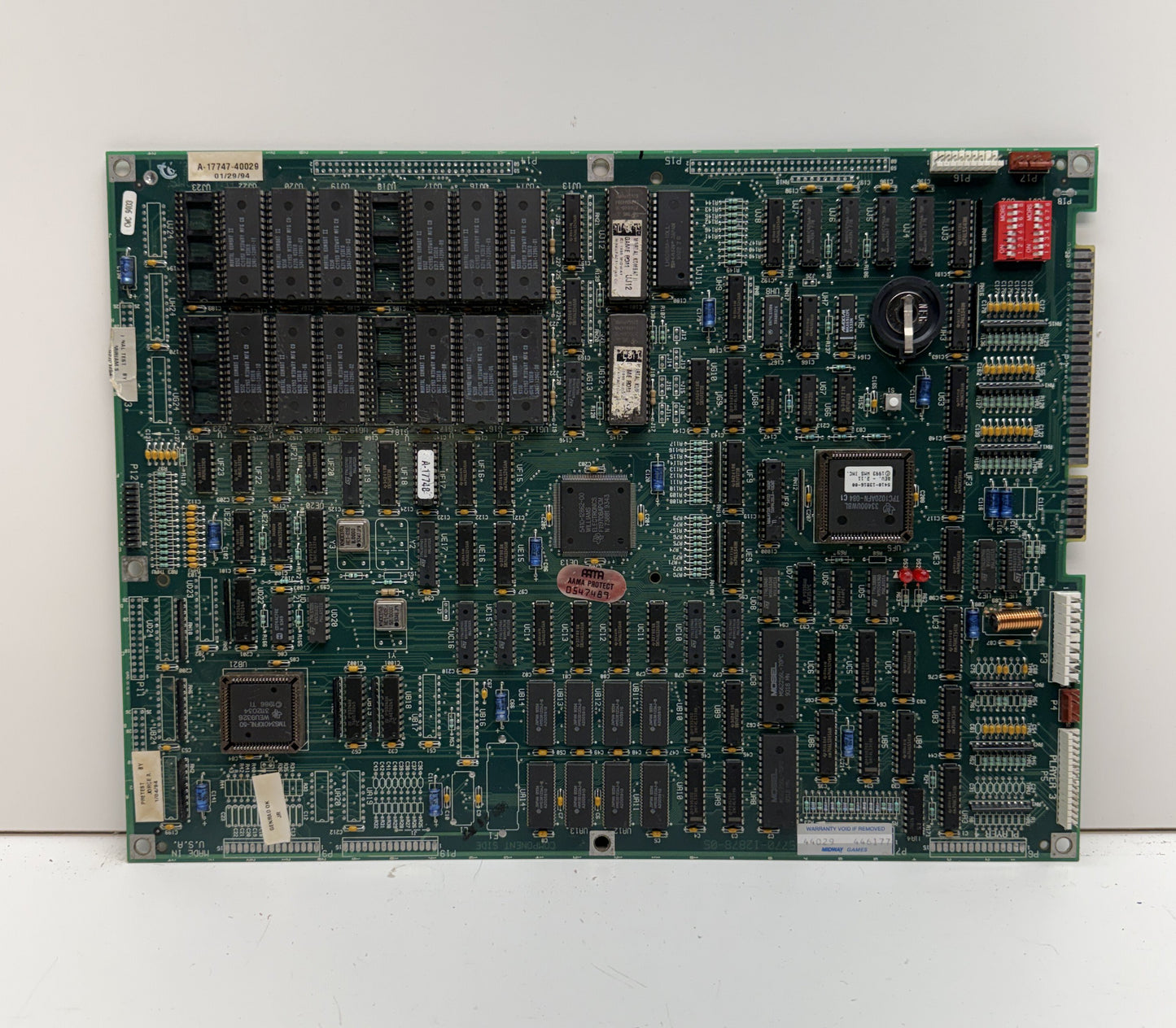 Mortal Kombat II CPU Board for Repair