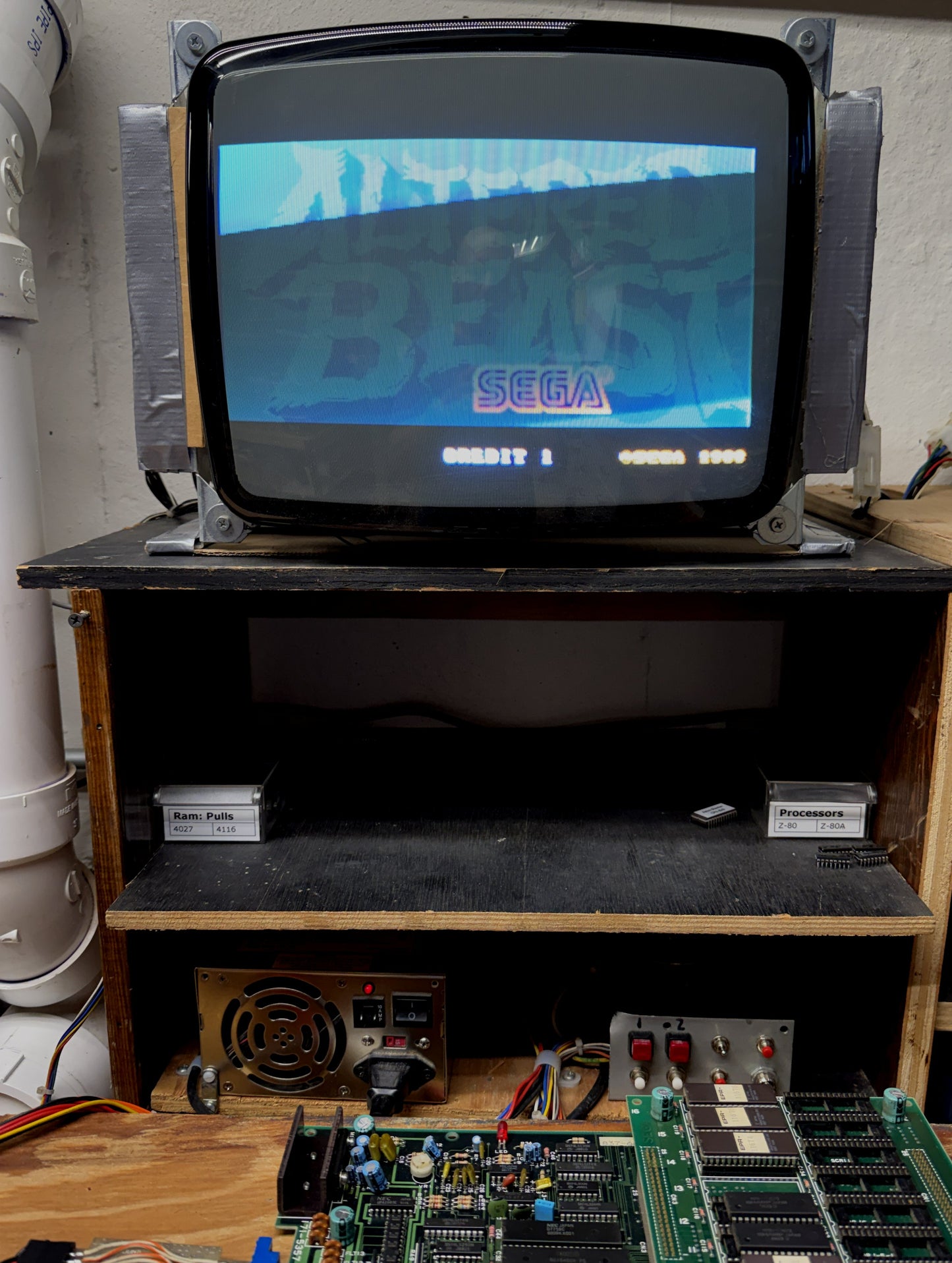 Altered Beast Circuit Board, Works