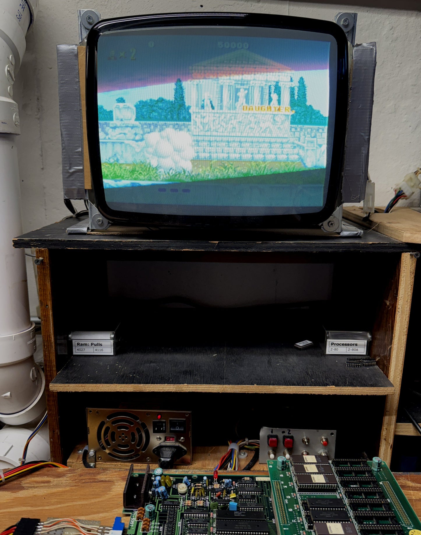 Altered Beast Circuit Board, Works