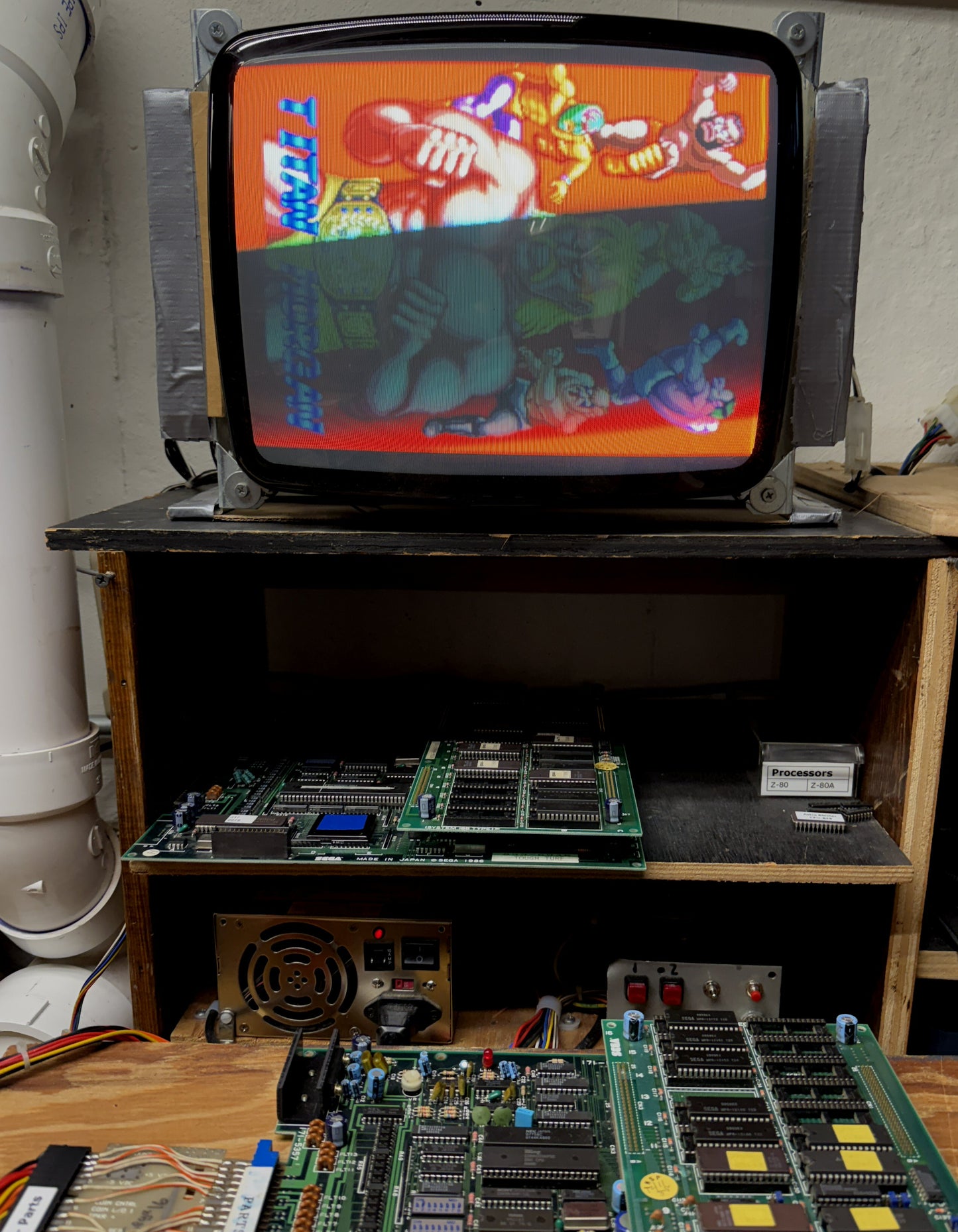Wrestle War Circuit Board, Works