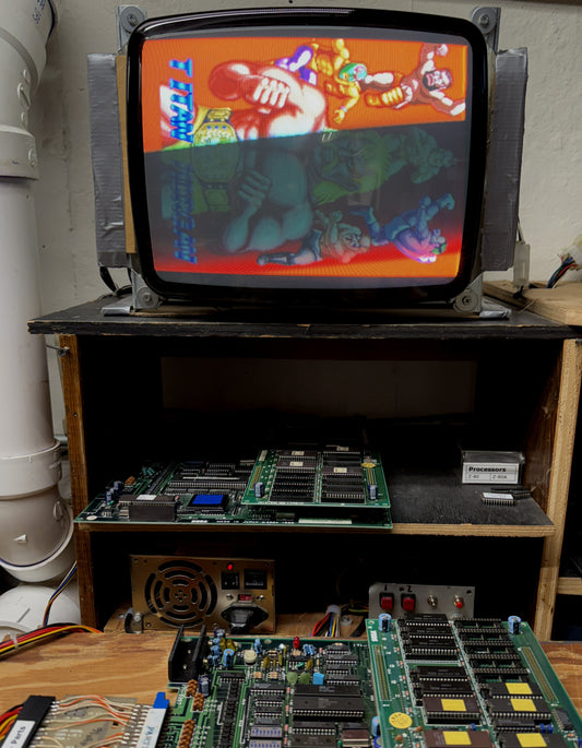 Wrestle War Circuit Board, Works