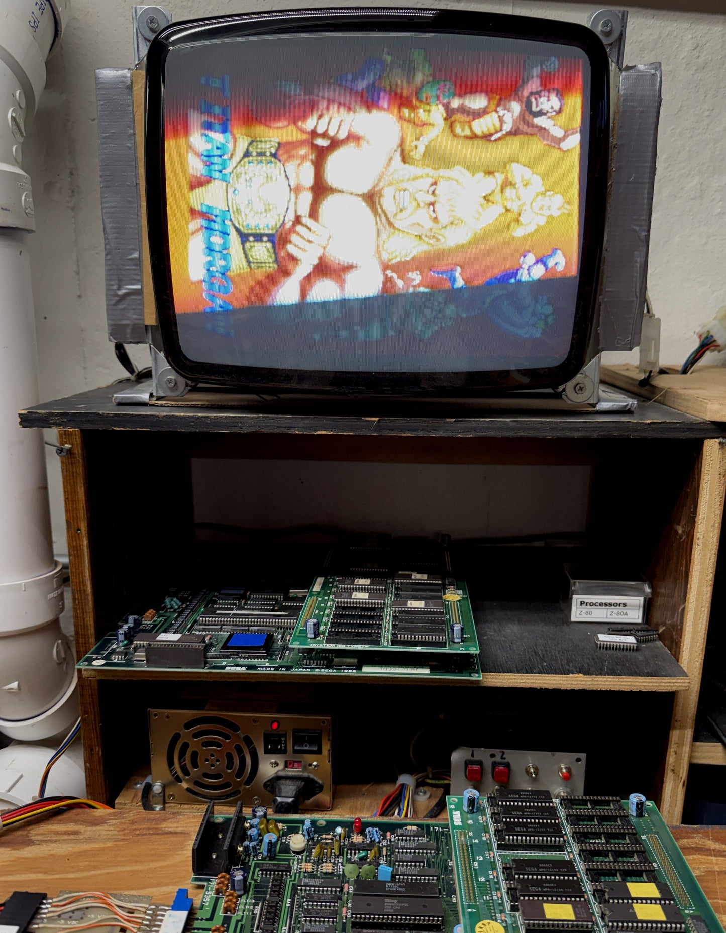 Wrestle War Circuit Board, Works