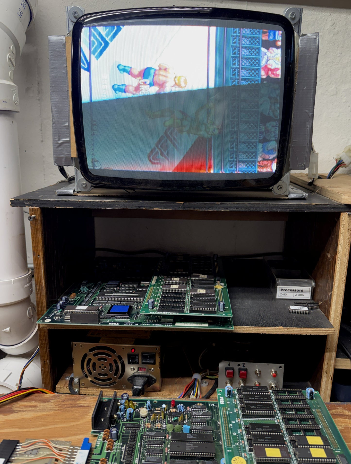 Wrestle War Circuit Board, Works