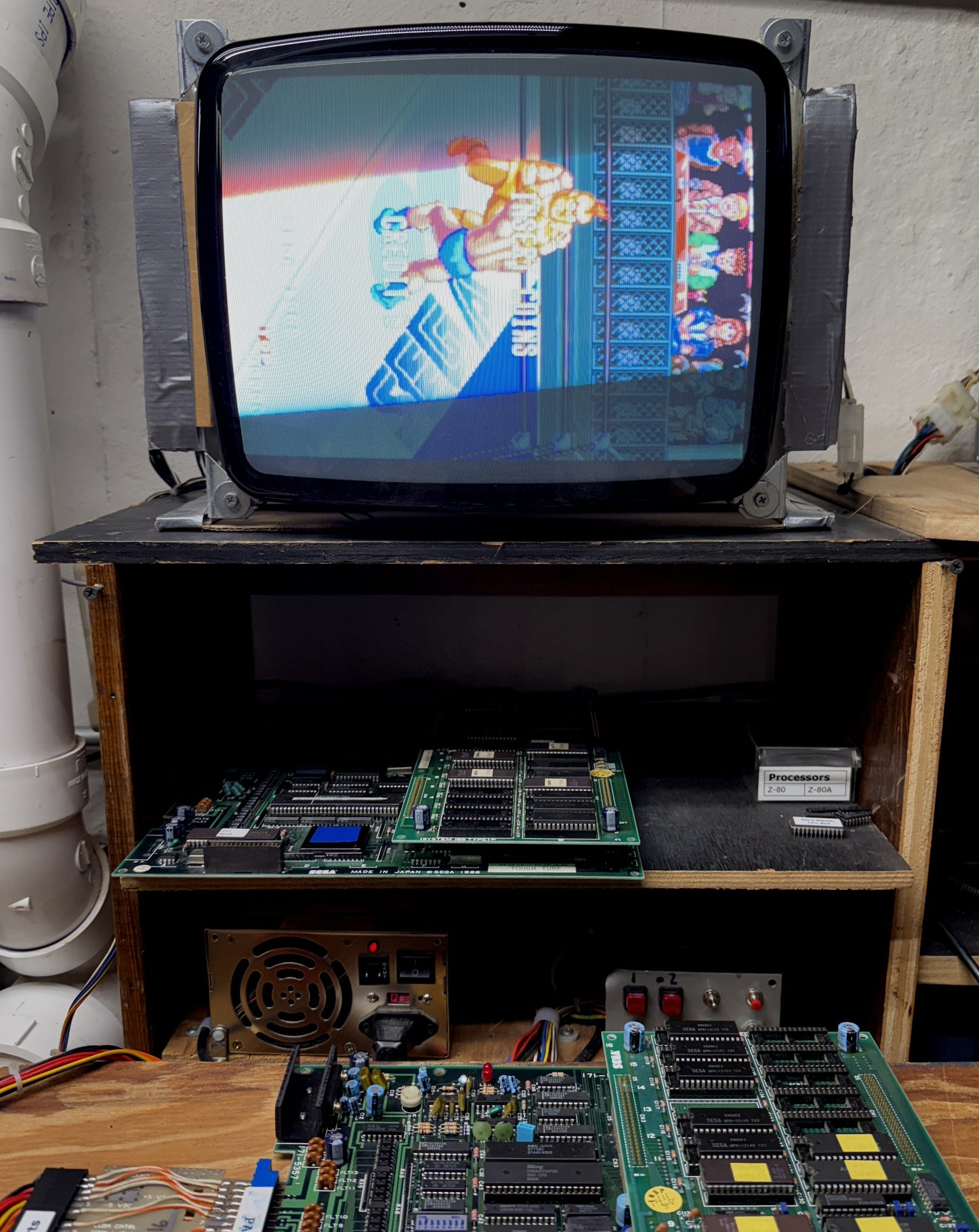 Wrestle War Circuit Board, Works