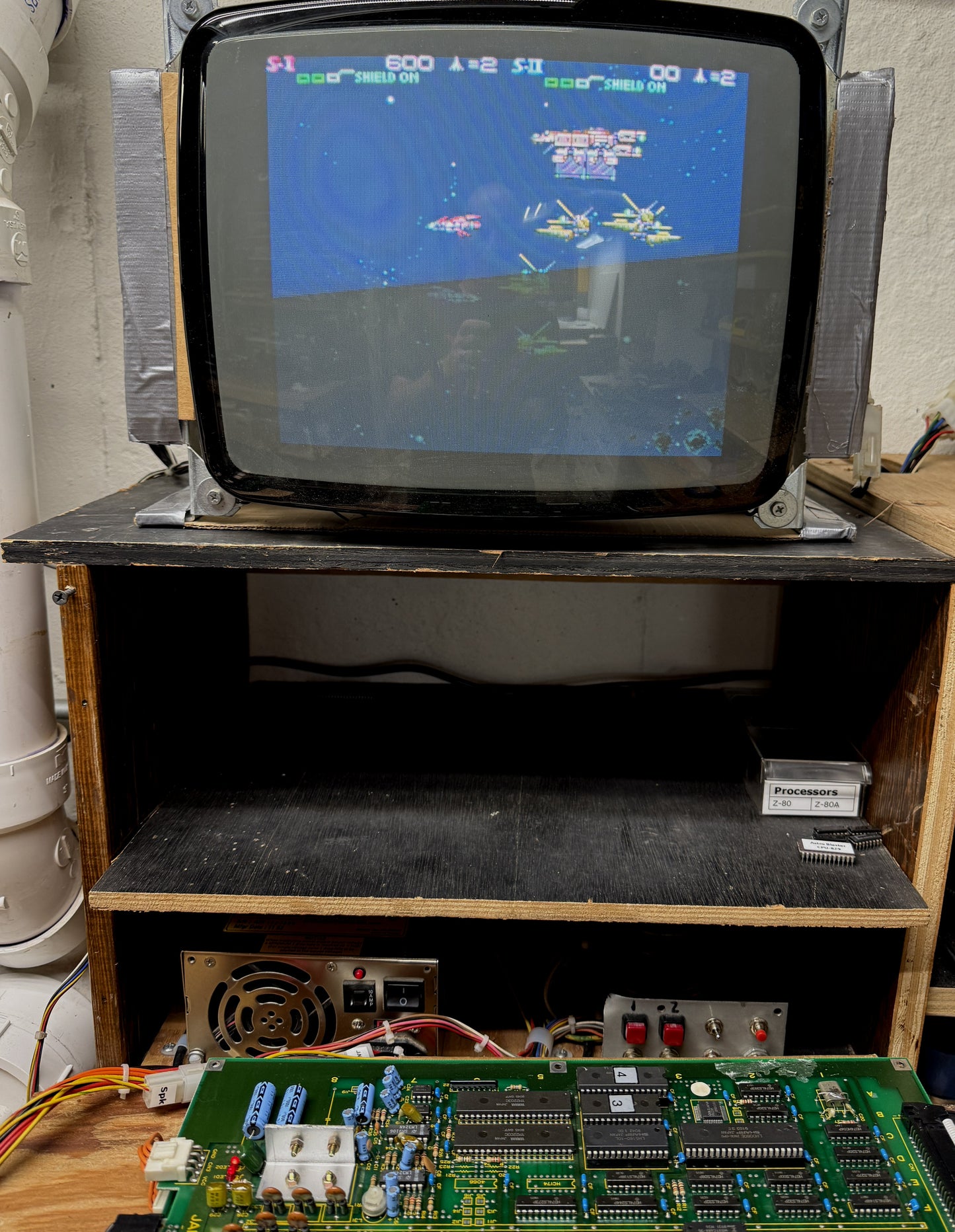 Strato Fighter Circuit Board, Video Issues