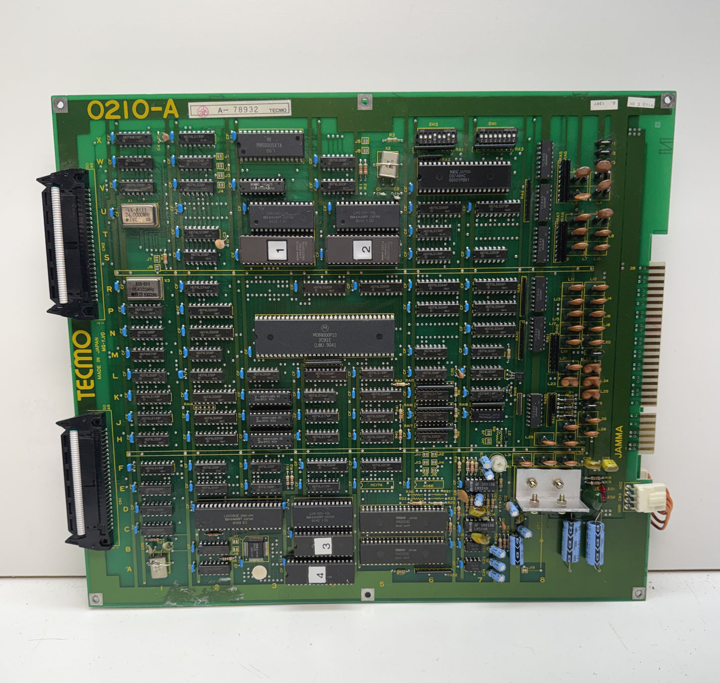 Strato Fighter Circuit Board, Video Issues