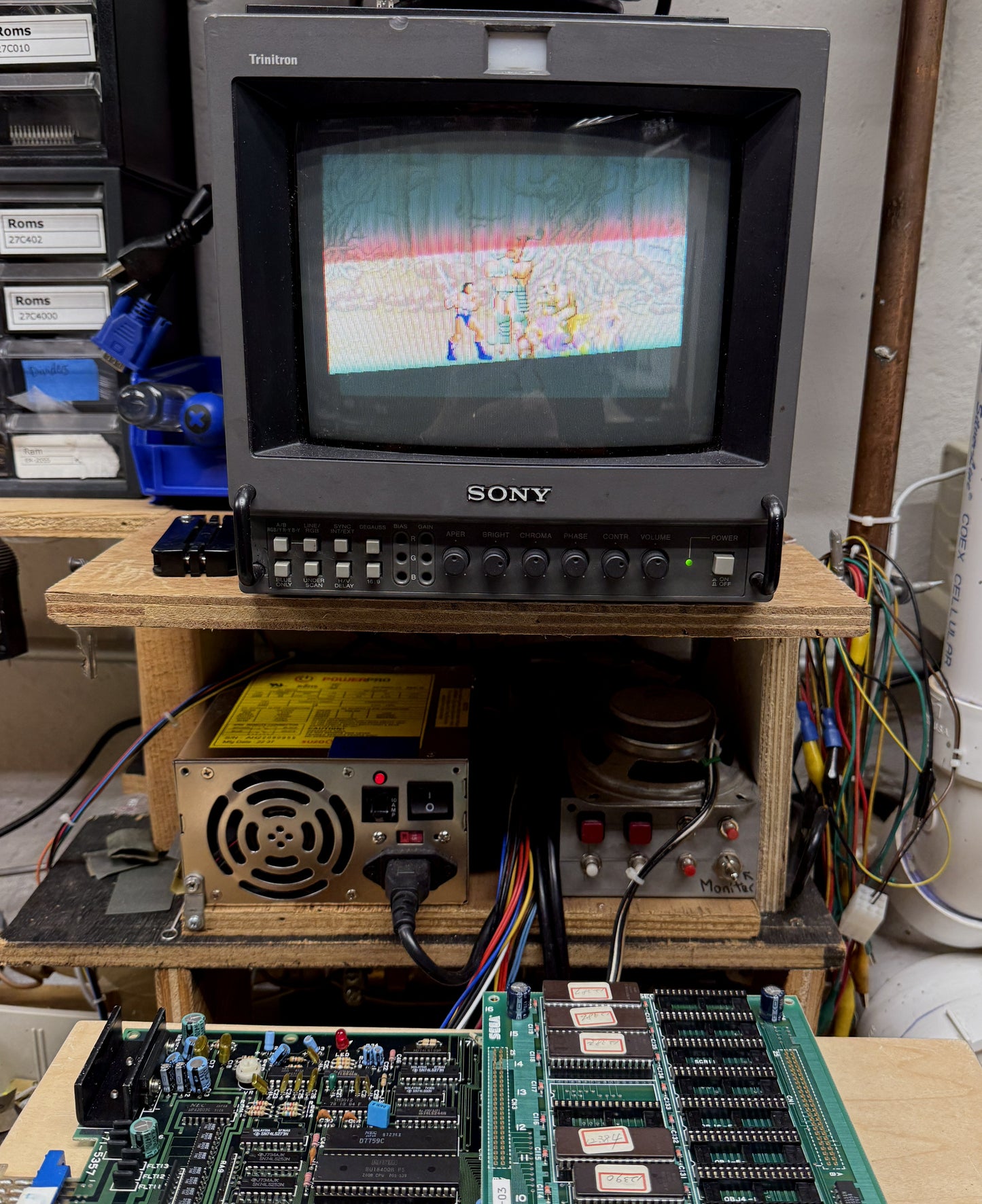 Golden Axe Circuit Board, Works