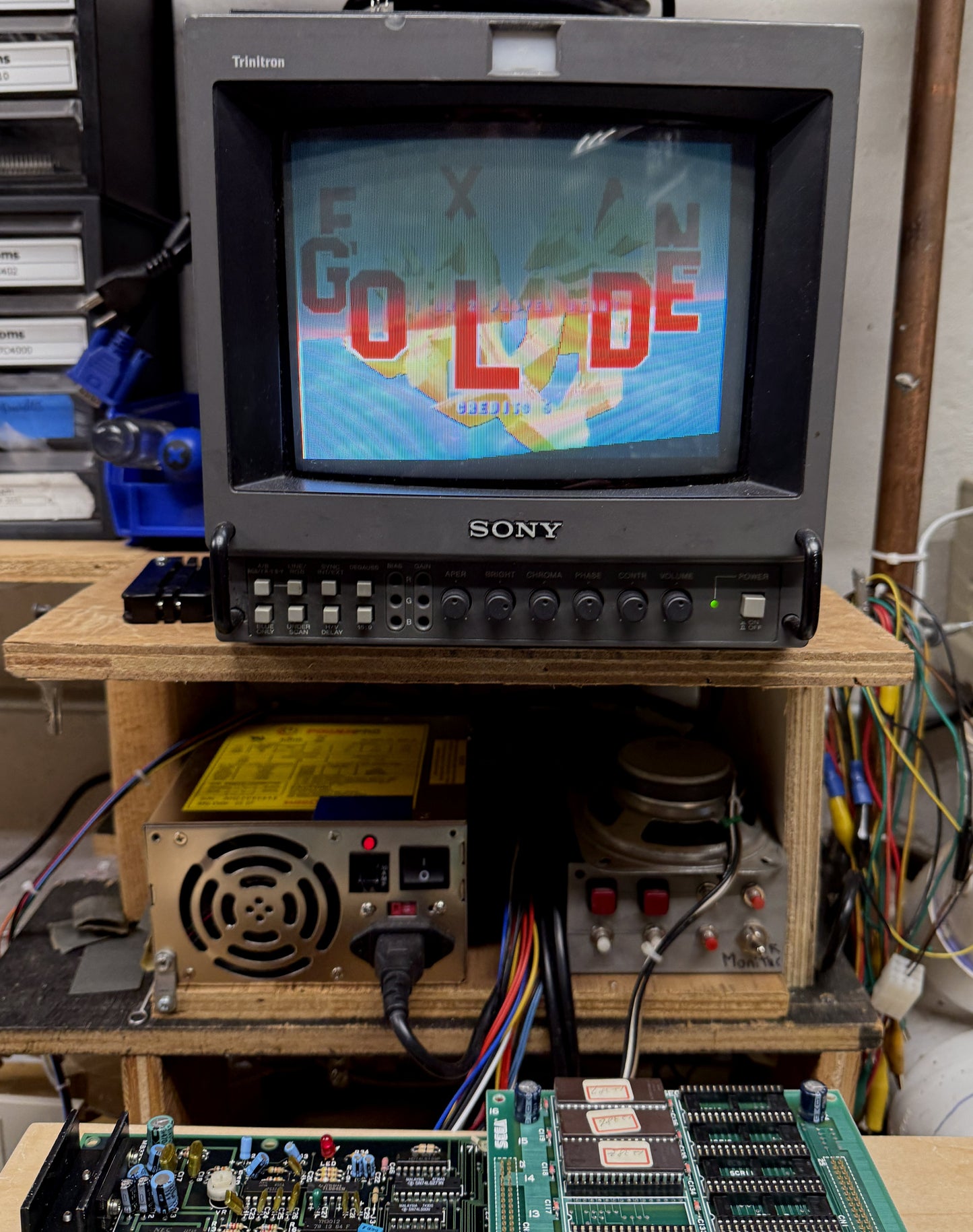 Golden Axe Circuit Board, Works