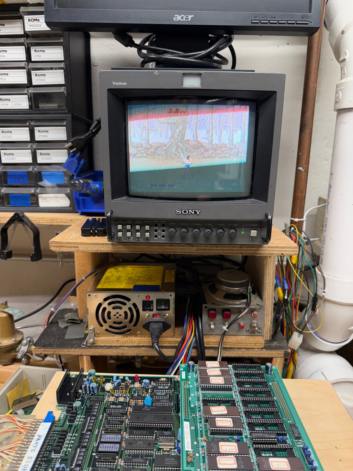 Golden Axe Circuit Board, Works