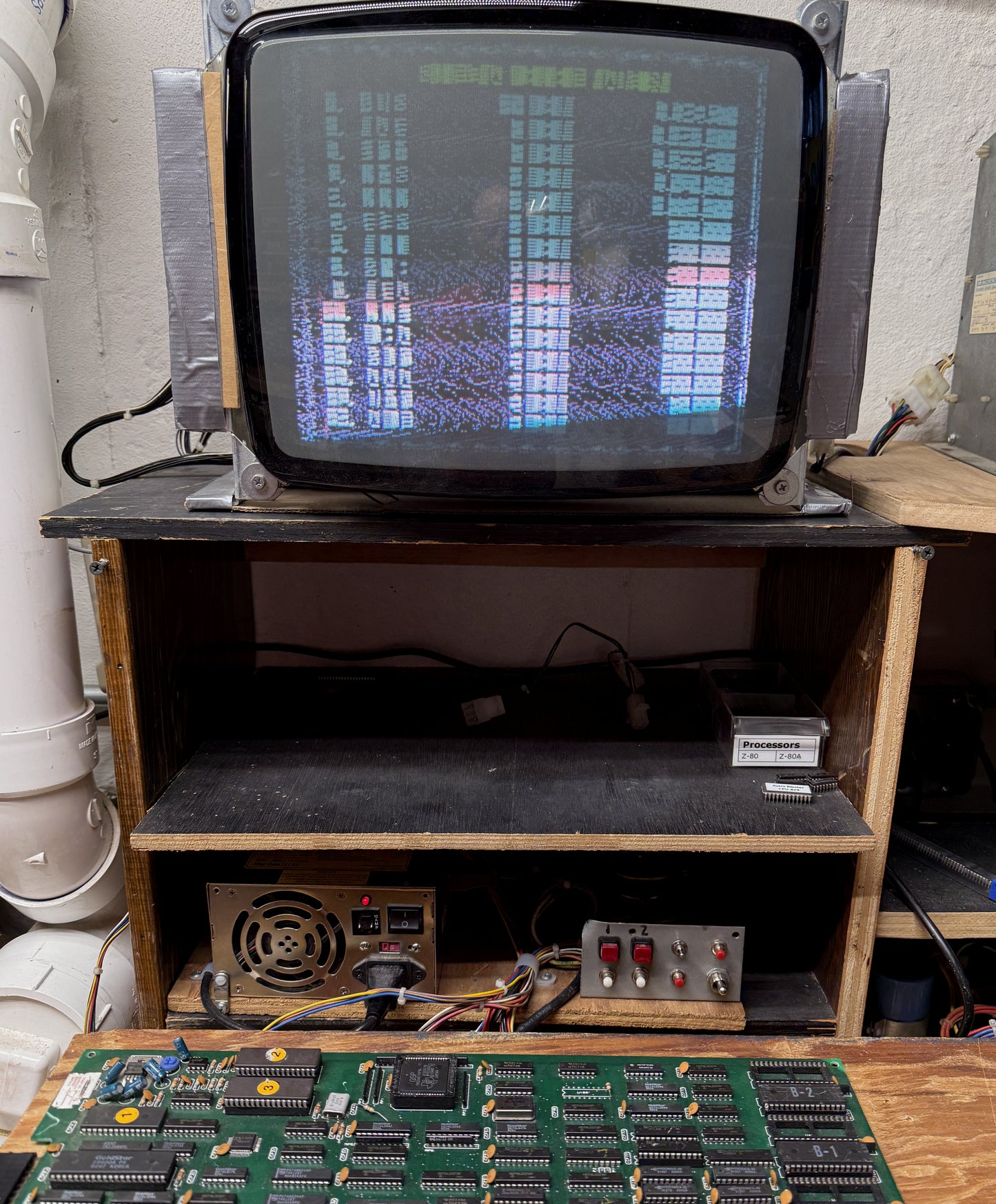 Mortal Kombat II Bootleg Circuit Board, Not Working