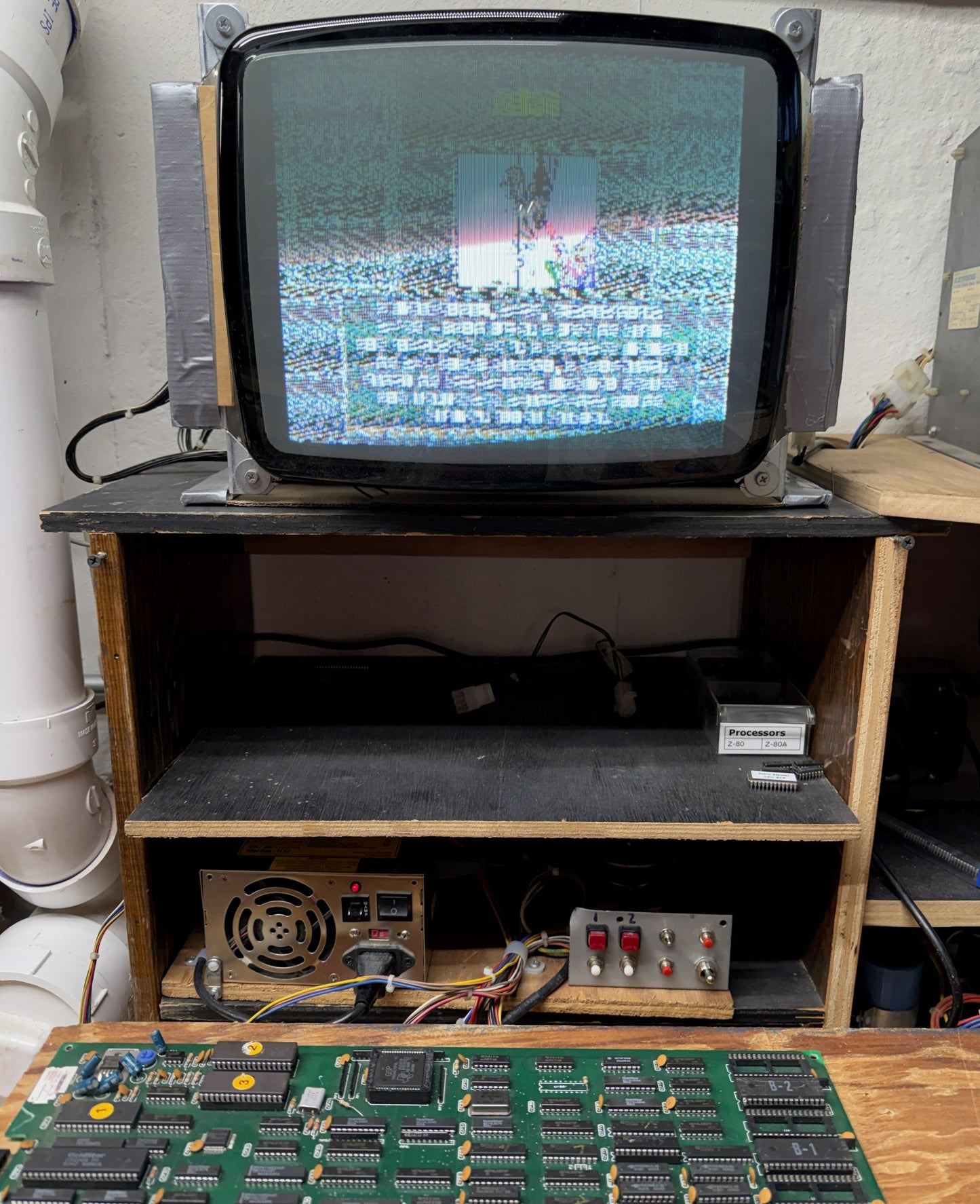 Mortal Kombat II Bootleg Circuit Board, Not Working
