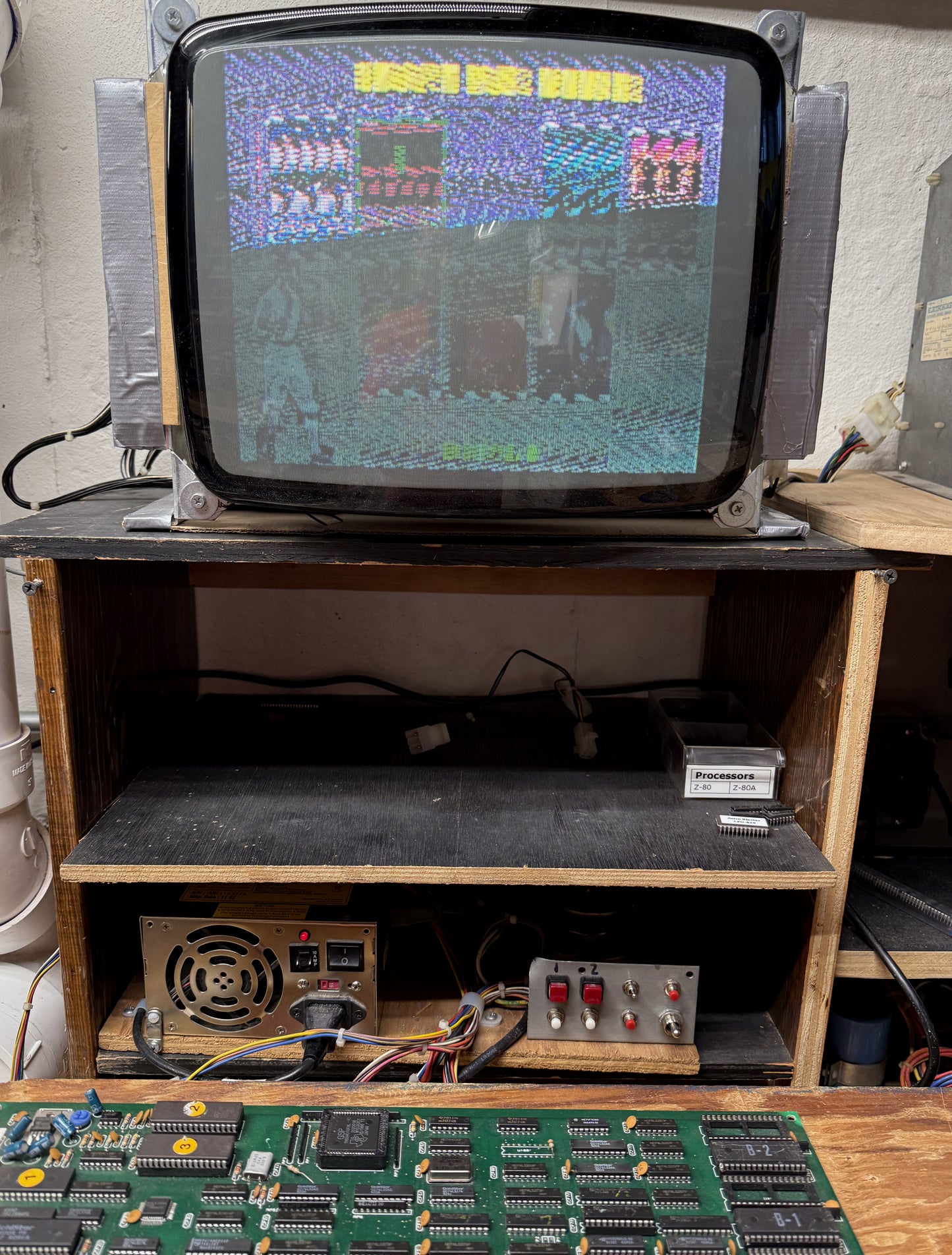 Mortal Kombat II Bootleg Circuit Board, Not Working