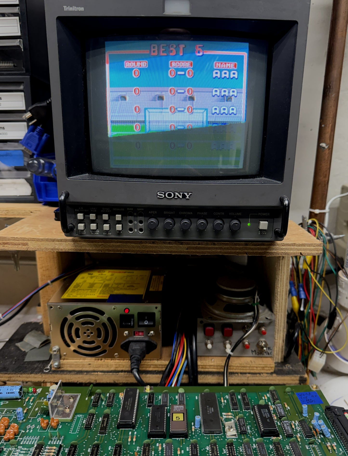 World Cup '90 Jamma Board, Video Issues