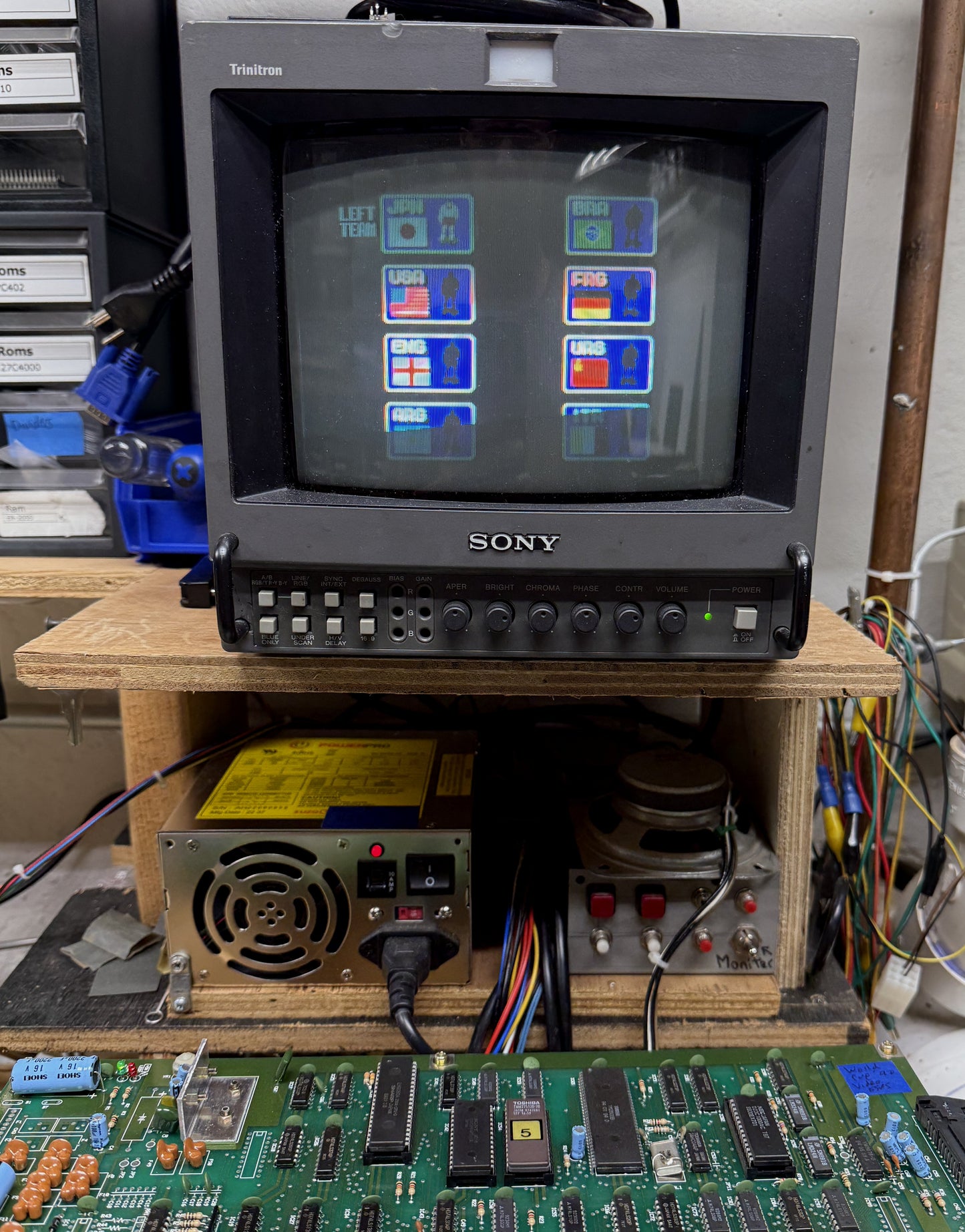 World Cup '90 Jamma Board, Video Issues