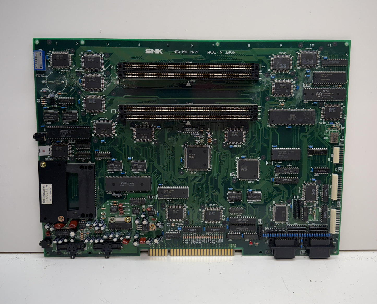 Neo Geo MVS 2-Slot Circuit Board, No Sound