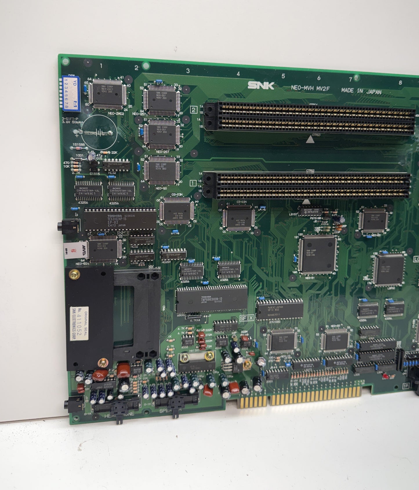 Neo Geo MVS 2-Slot Circuit Board, No Sound