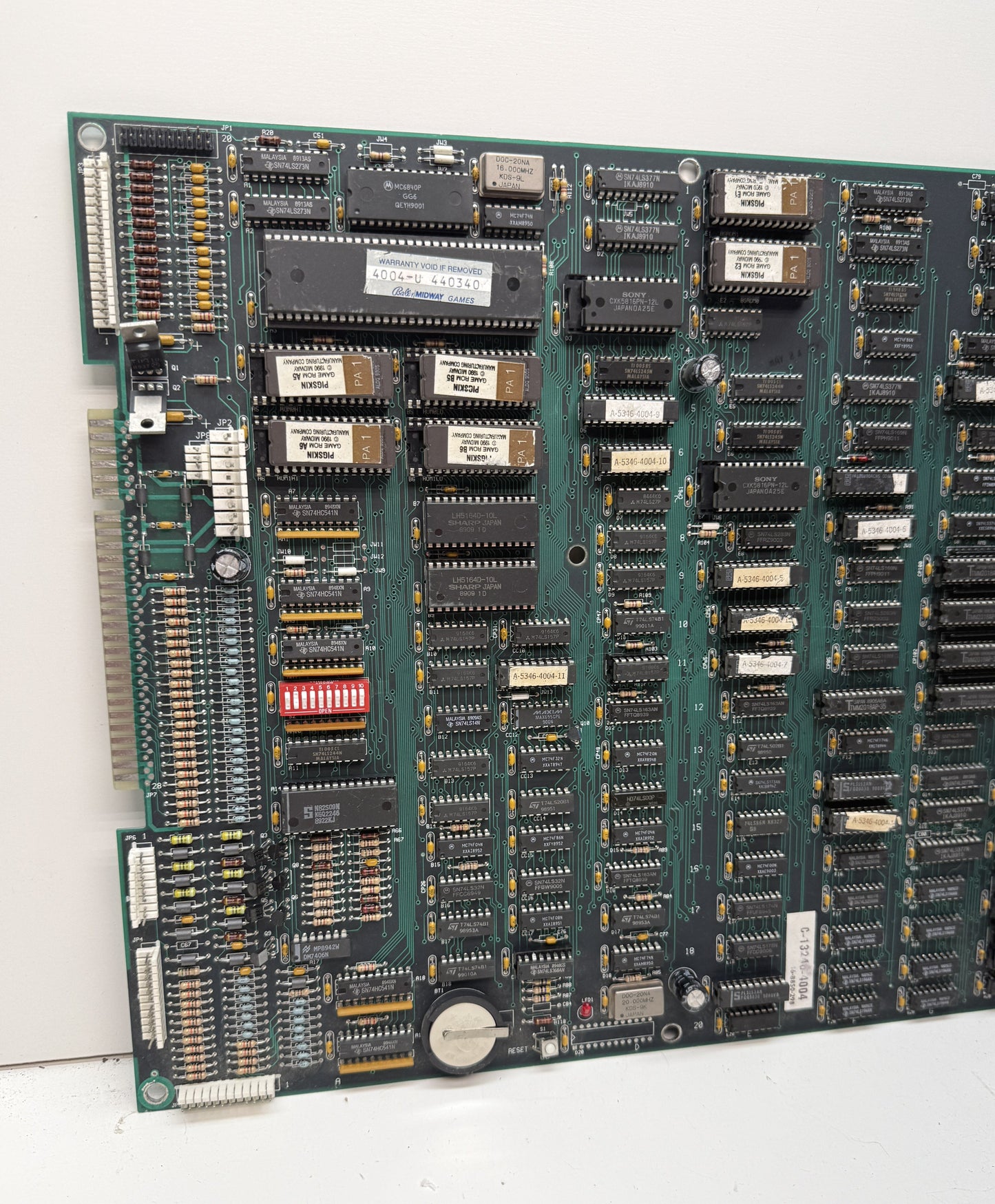 Pigskin 621 AD CPU Board, Input Issue