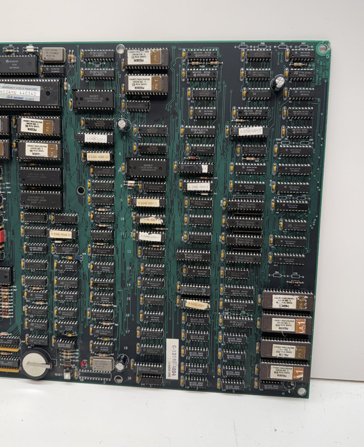 Pigskin 621 AD CPU Board, Input Issue