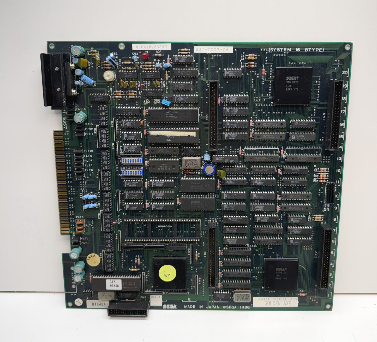 Golden Axe Board Lot, Not Working
