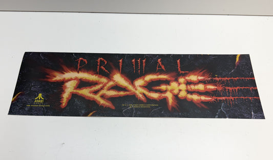 Primal Rage Vinyl Marquee