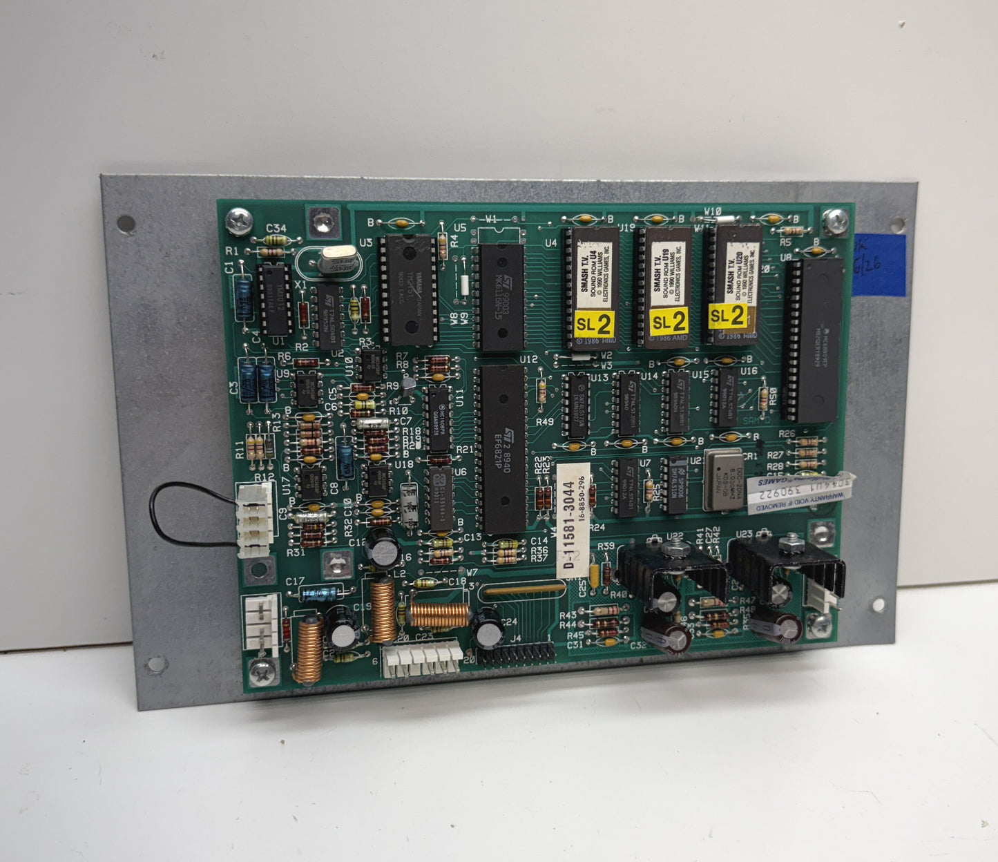 Smash TV Sound Board, Works