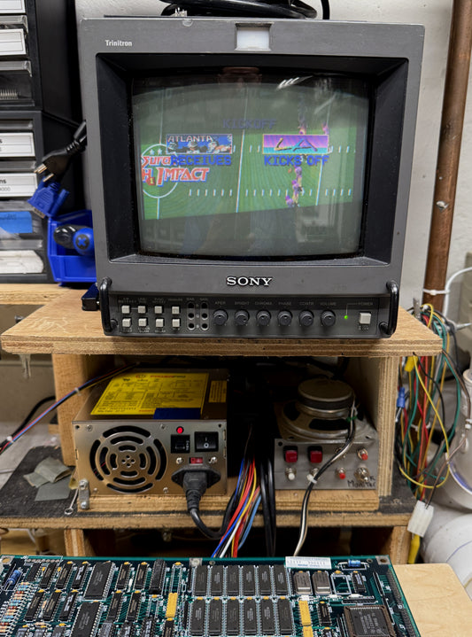Super High Impact Football CPU Board, Works