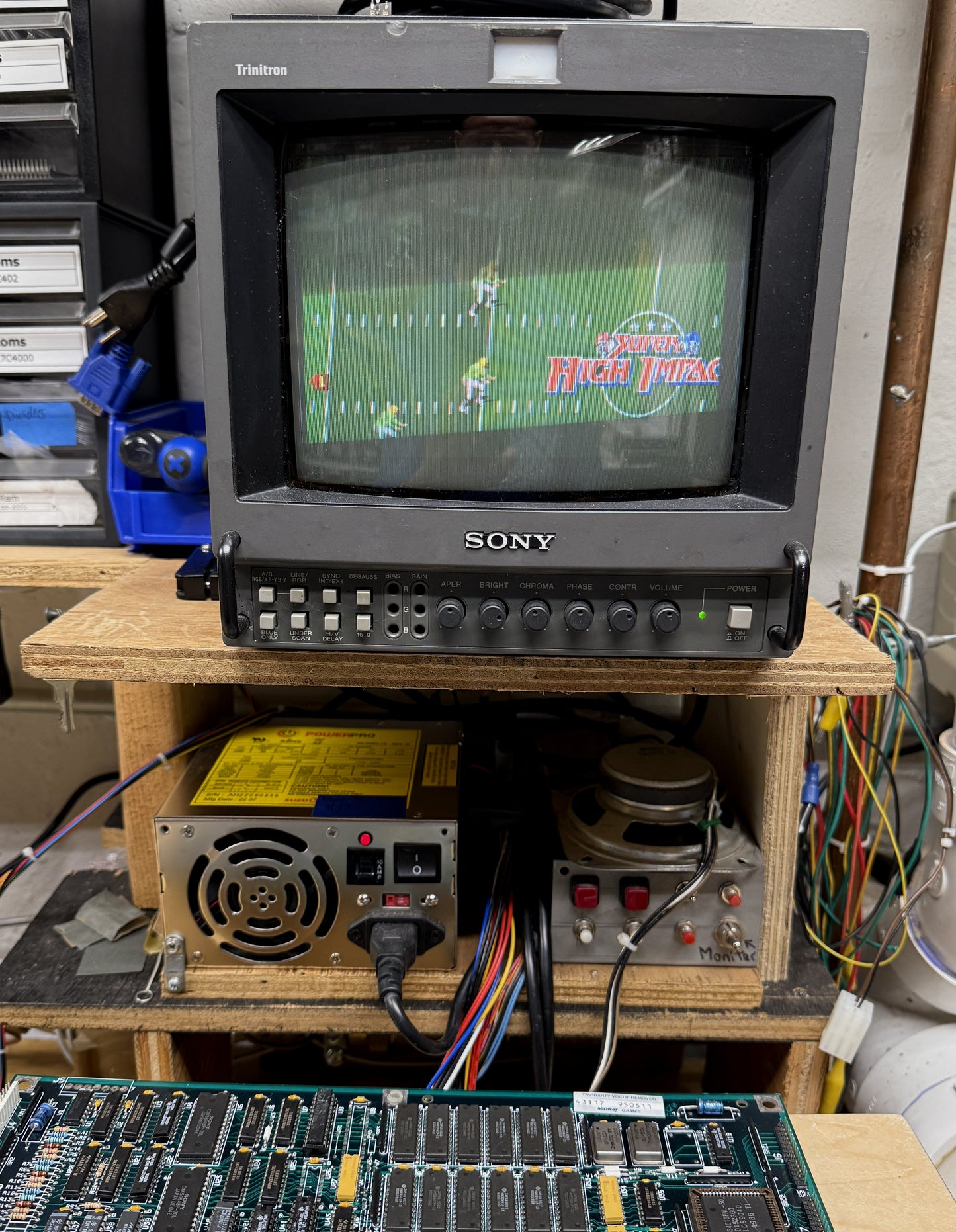 Super High Impact Football CPU Board, Works