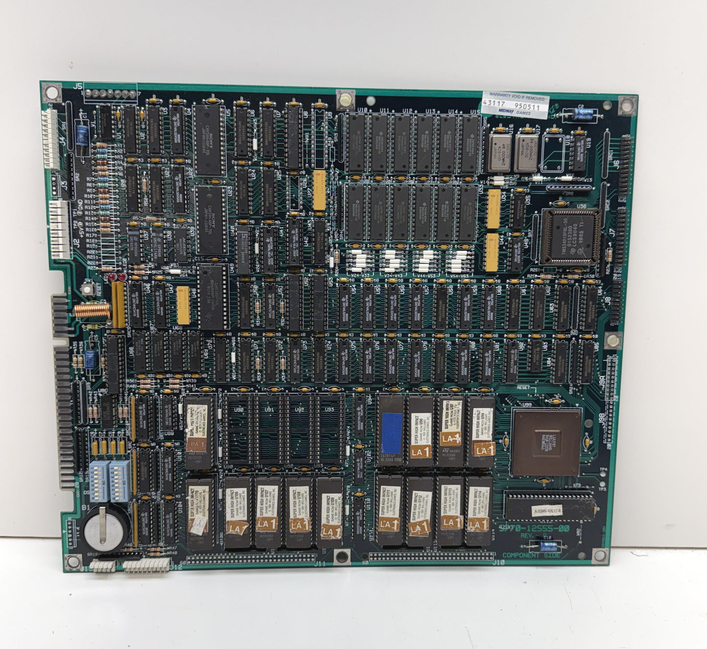 Super High Impact Football CPU Board, Works