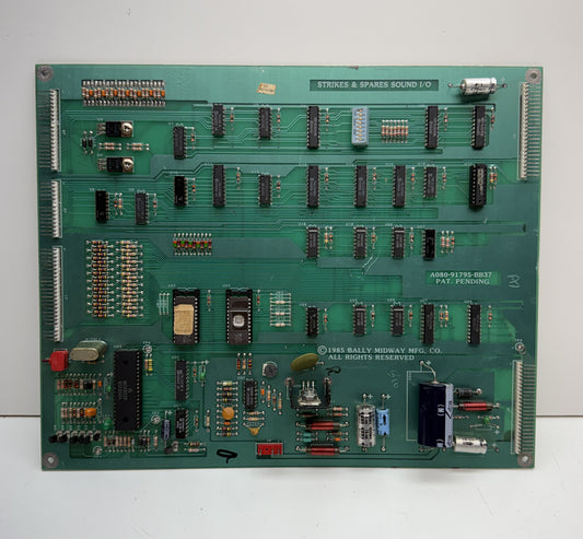 Strikes and Spares Sound I/O Board, Untested
