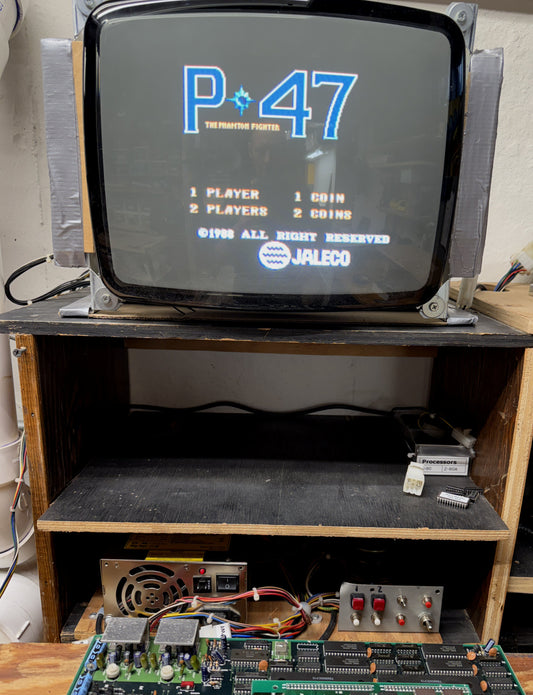 P-47 Phantom Fighter Circuit Board, Video Issue