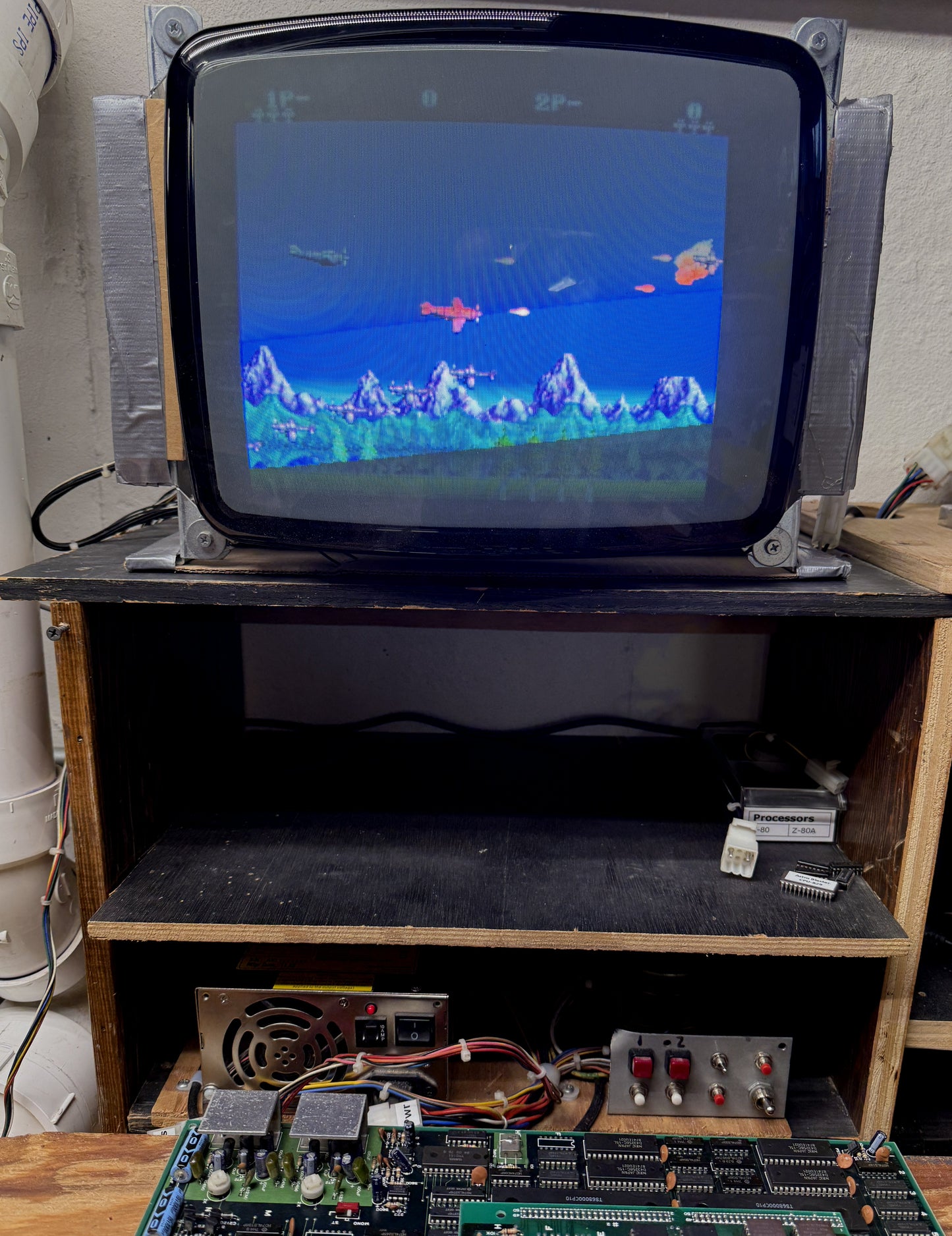 P-47 Phantom Fighter Circuit Board, Video Issue