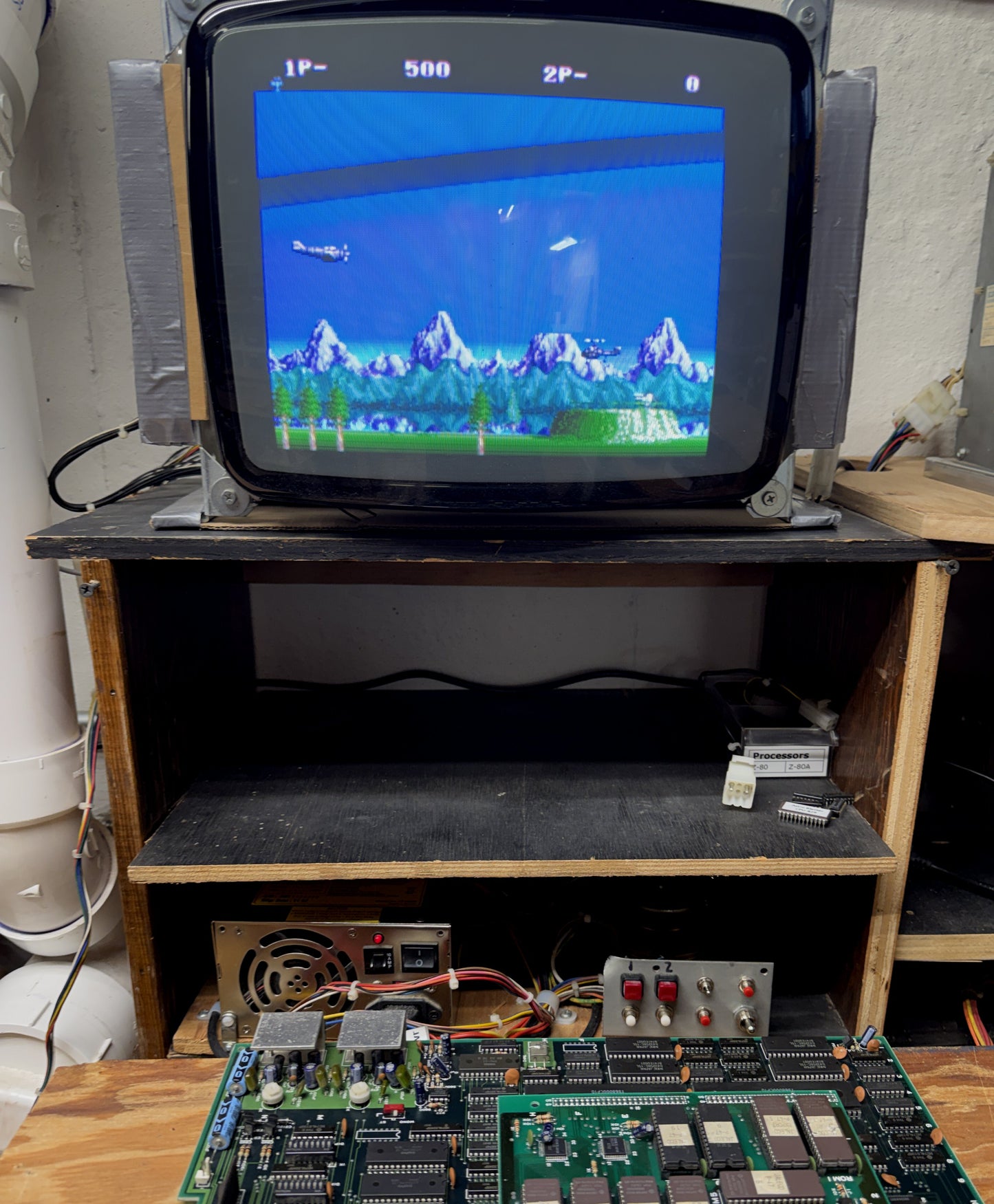 P-47 Phantom Fighter Circuit Board, Video Issue