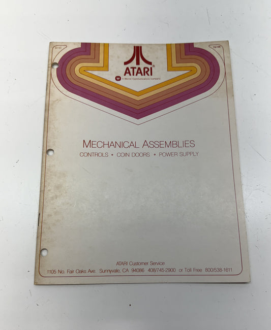 Atari Mechanical Assemblies Manual