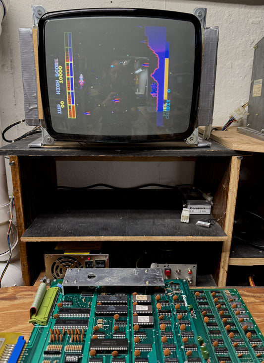 Scramble Arcade Board, Works