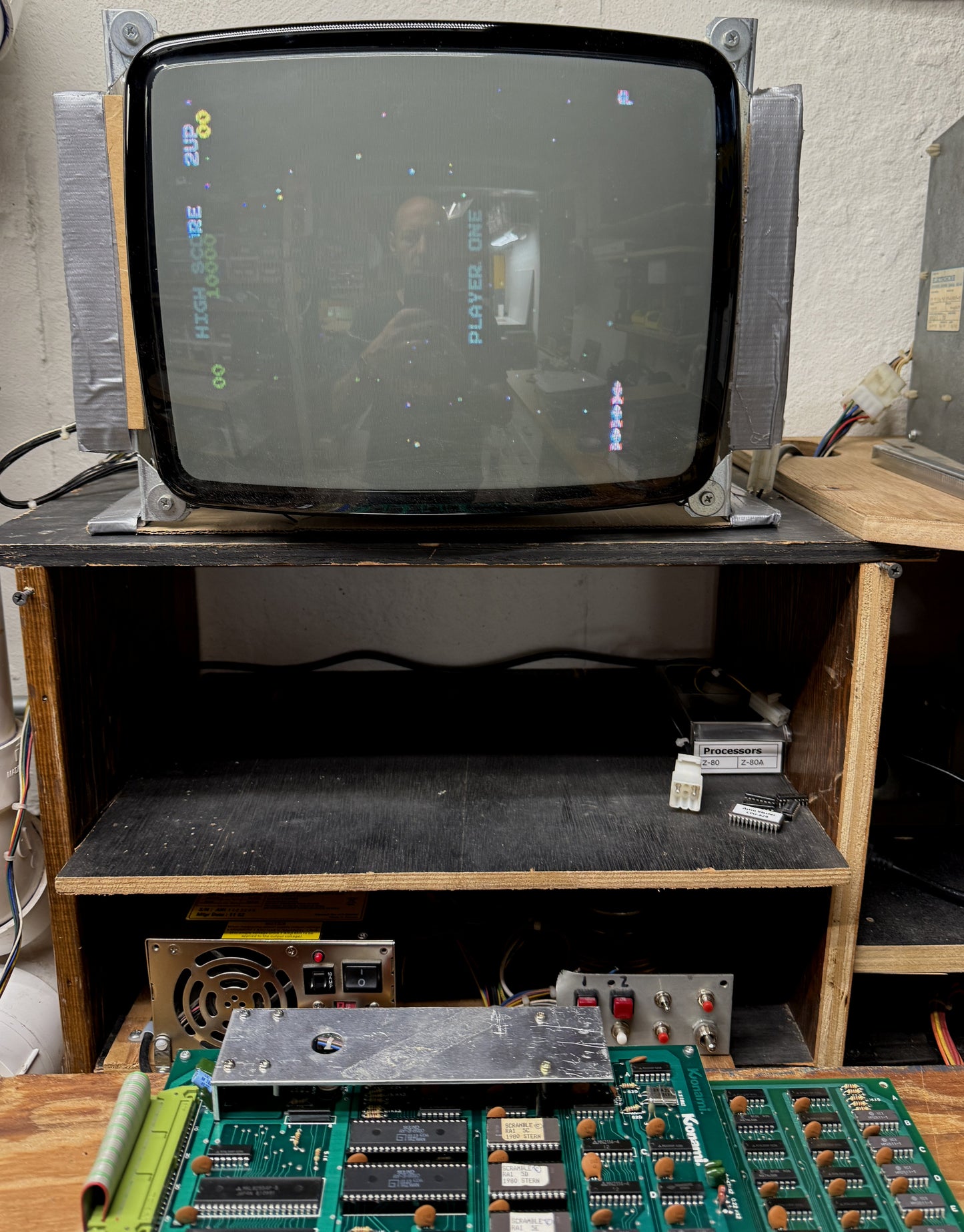 Scramble Arcade Board, Works