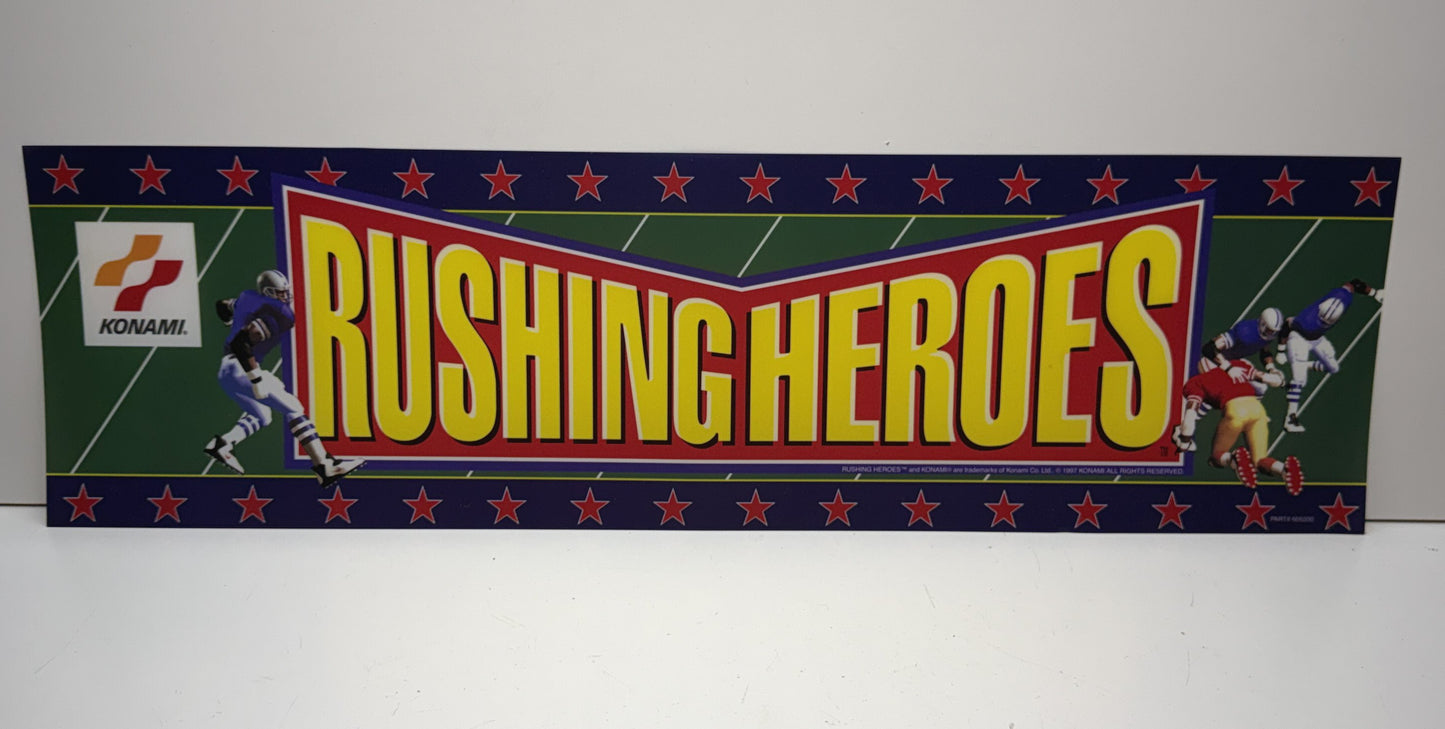 Rushing Heroes Marquee, (NOS)