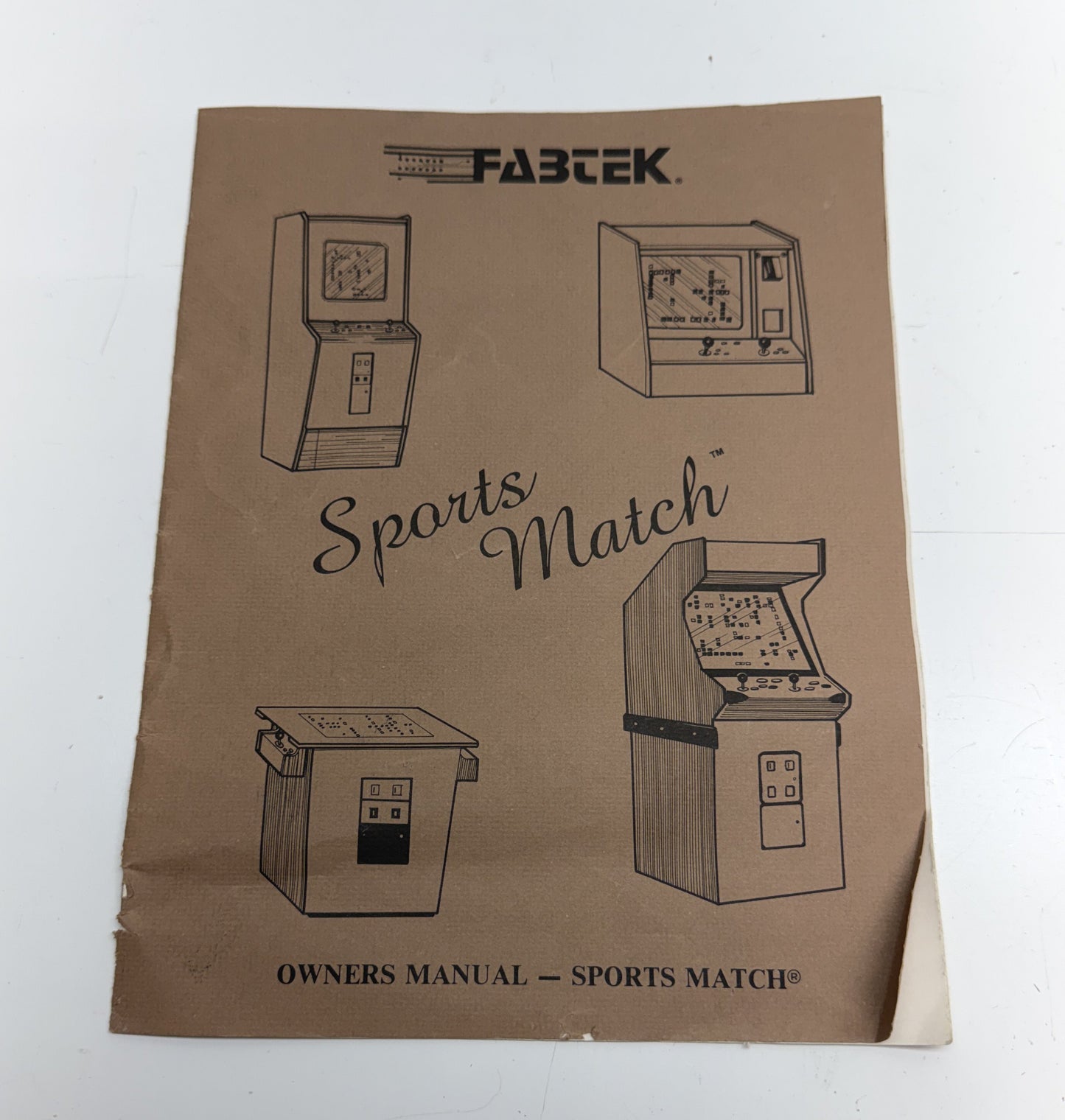Sports Match Owner's Manual