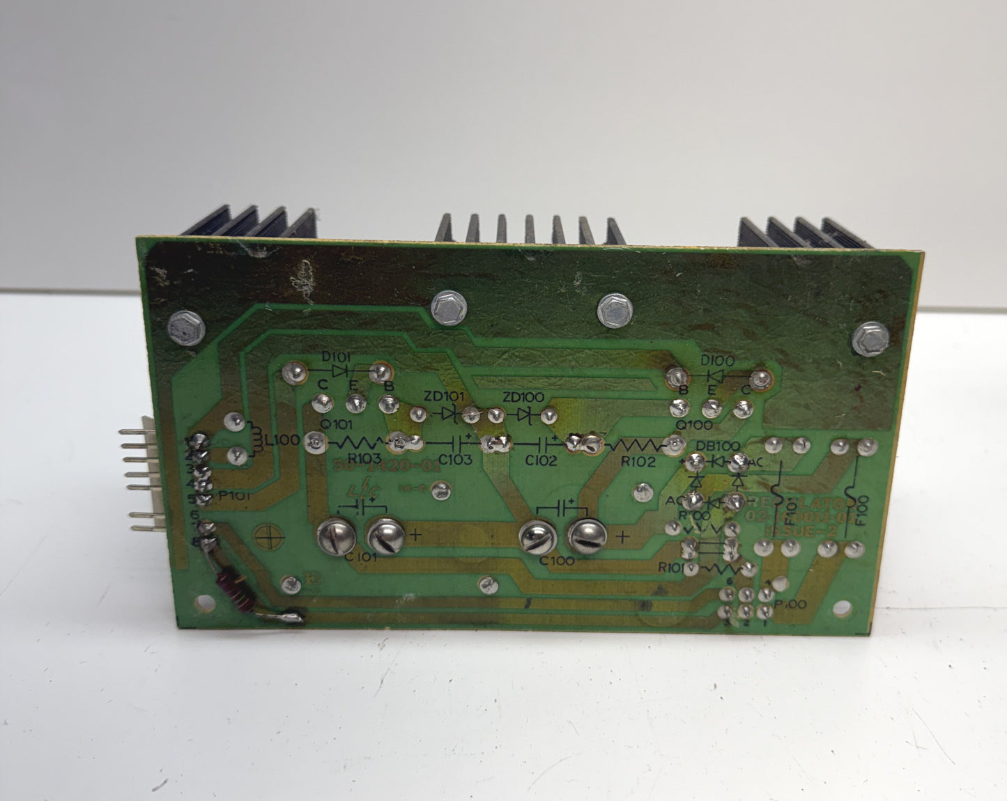 Electrohome GO5-801 Power Supply and Deflection Board Heat Sink