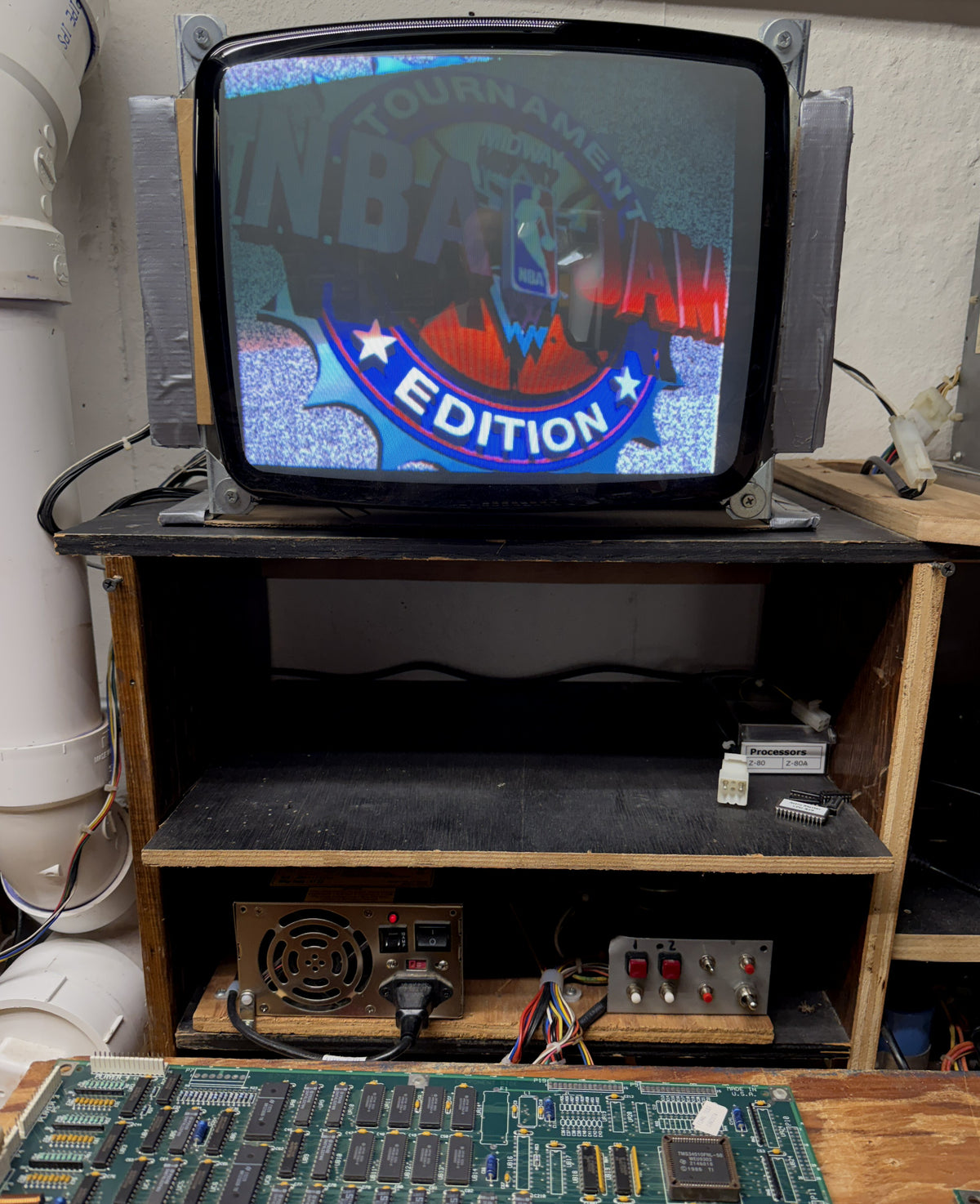NBA Jam Tournament Edition Circuit Board, Works