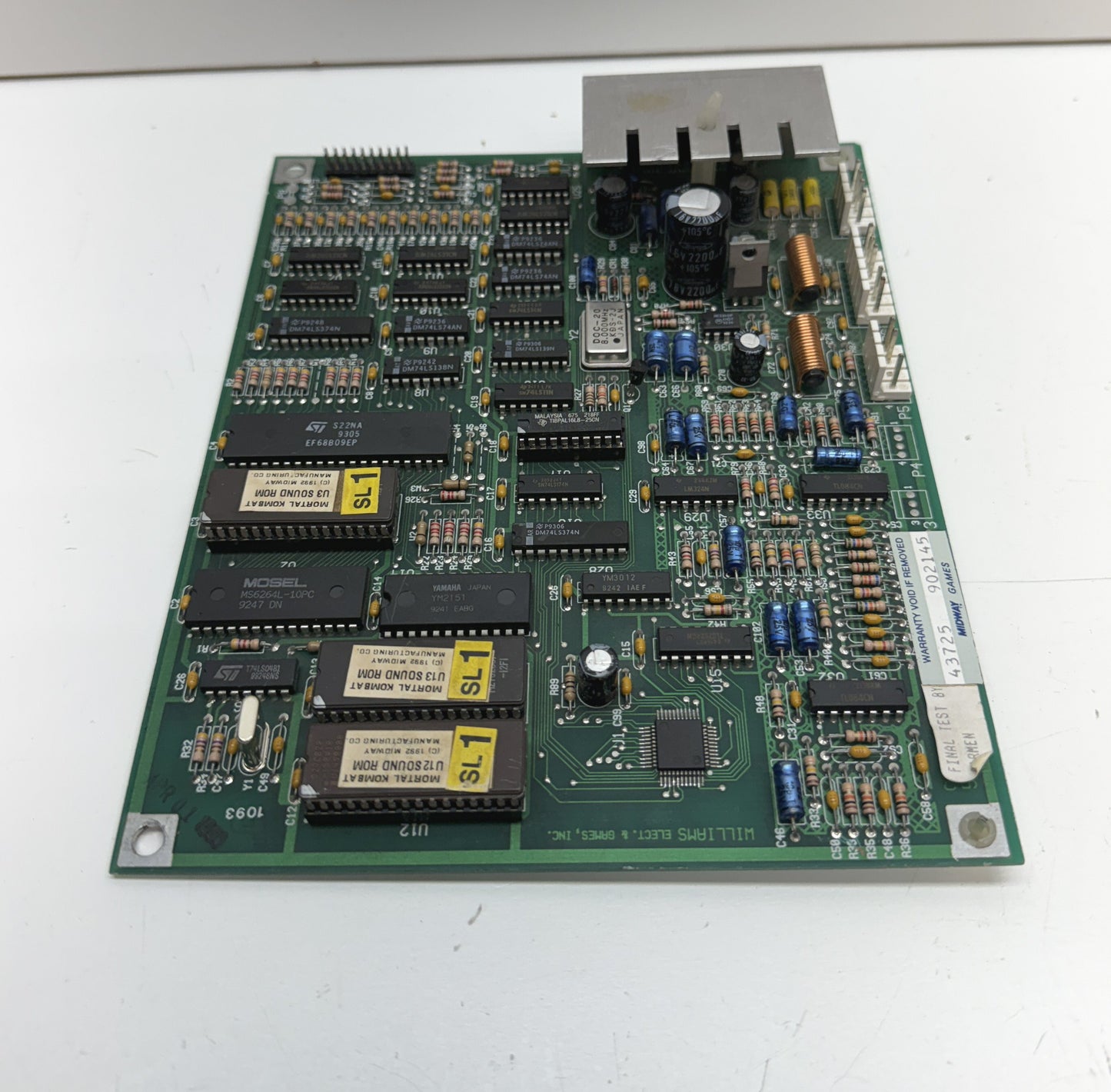 Mortal Kombat Sound Board, Not Working