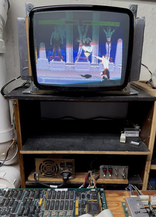 Mortal Kombat Jamma Circuit Board, Working