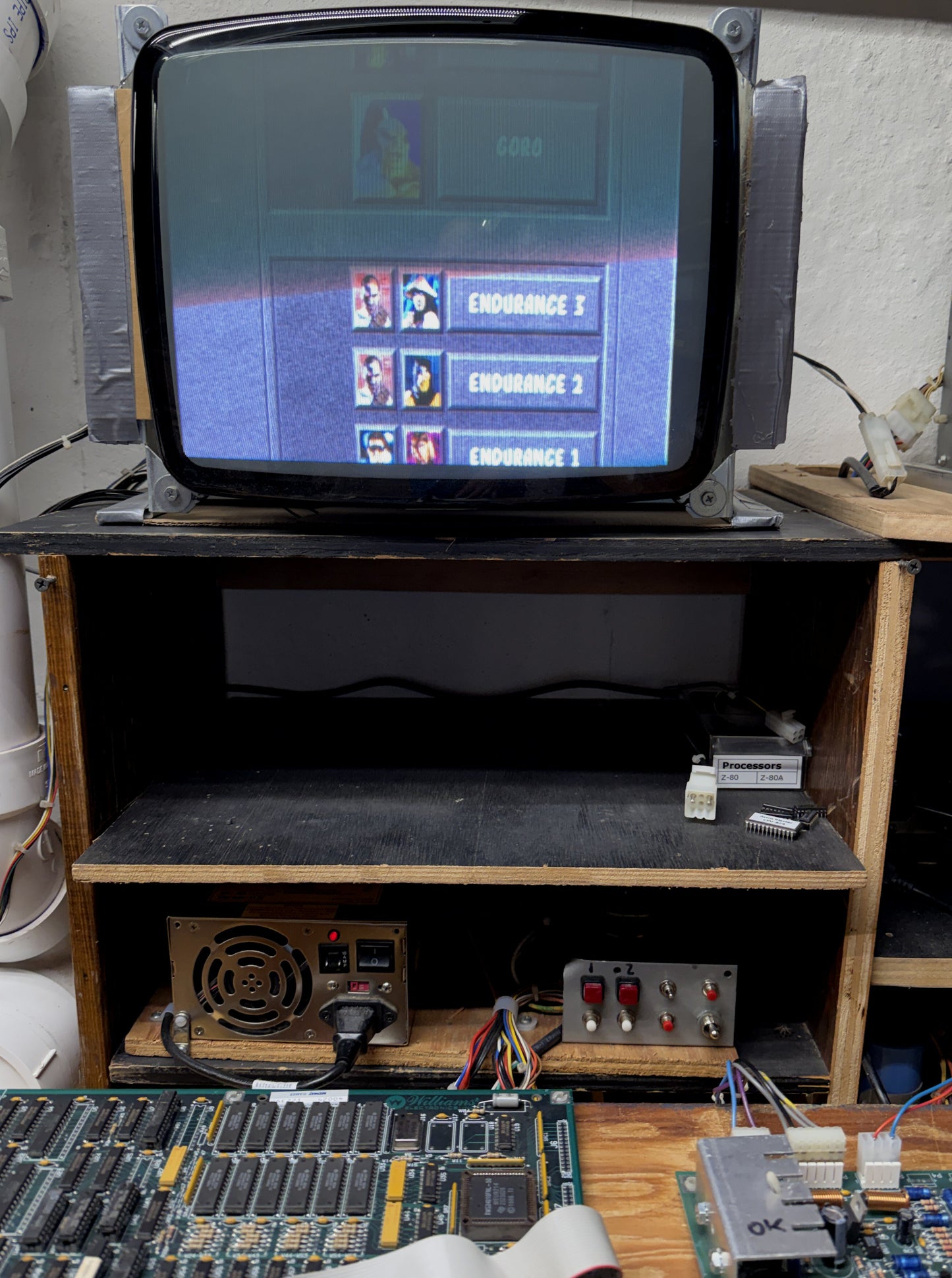 Mortal Kombat Jamma Circuit Board, Working