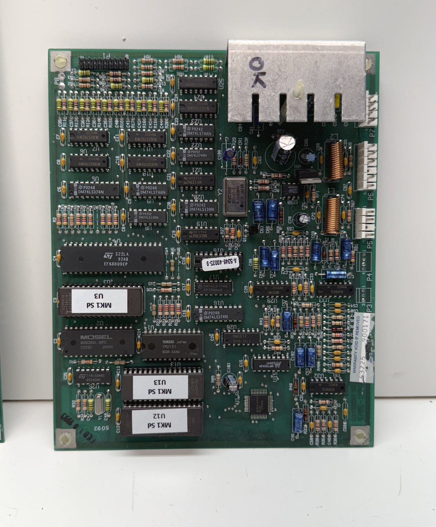 Mortal Kombat Jamma Circuit Board, Working