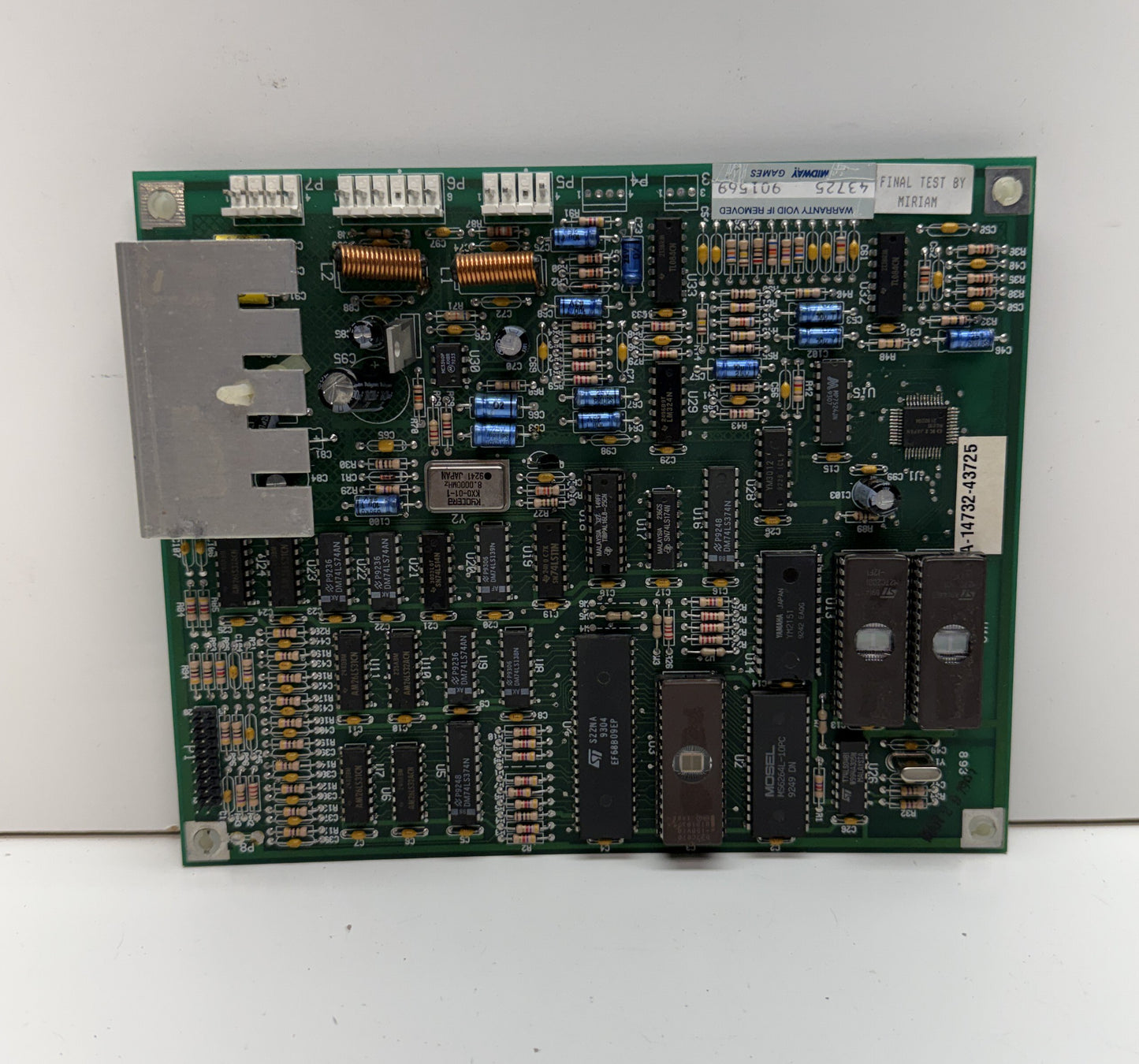 Mortal Kombat / NBA Jam Sound Board, Not Working