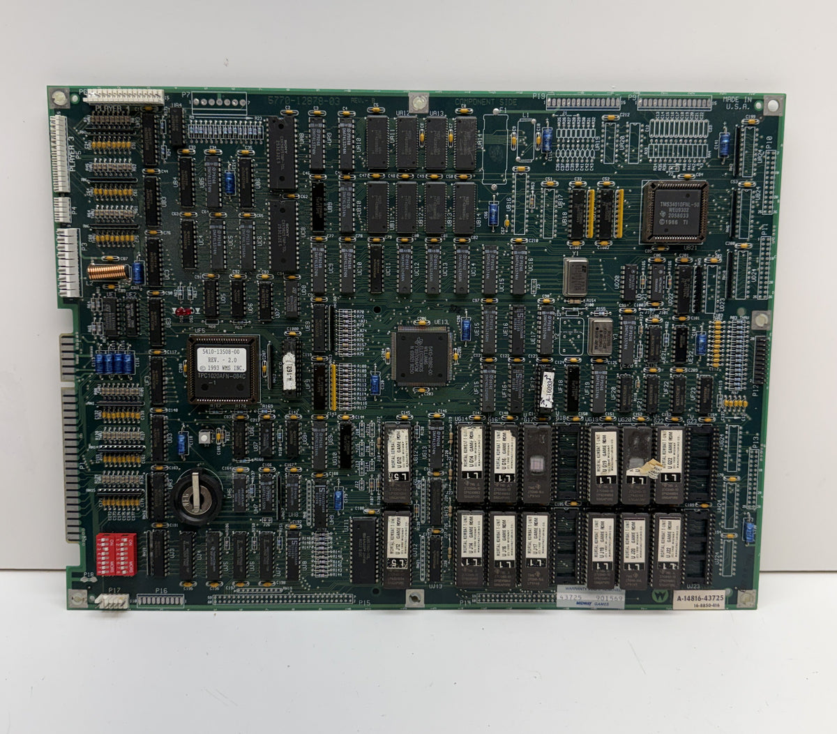 Mortal Kombat T-Unit CPU Board for Repair